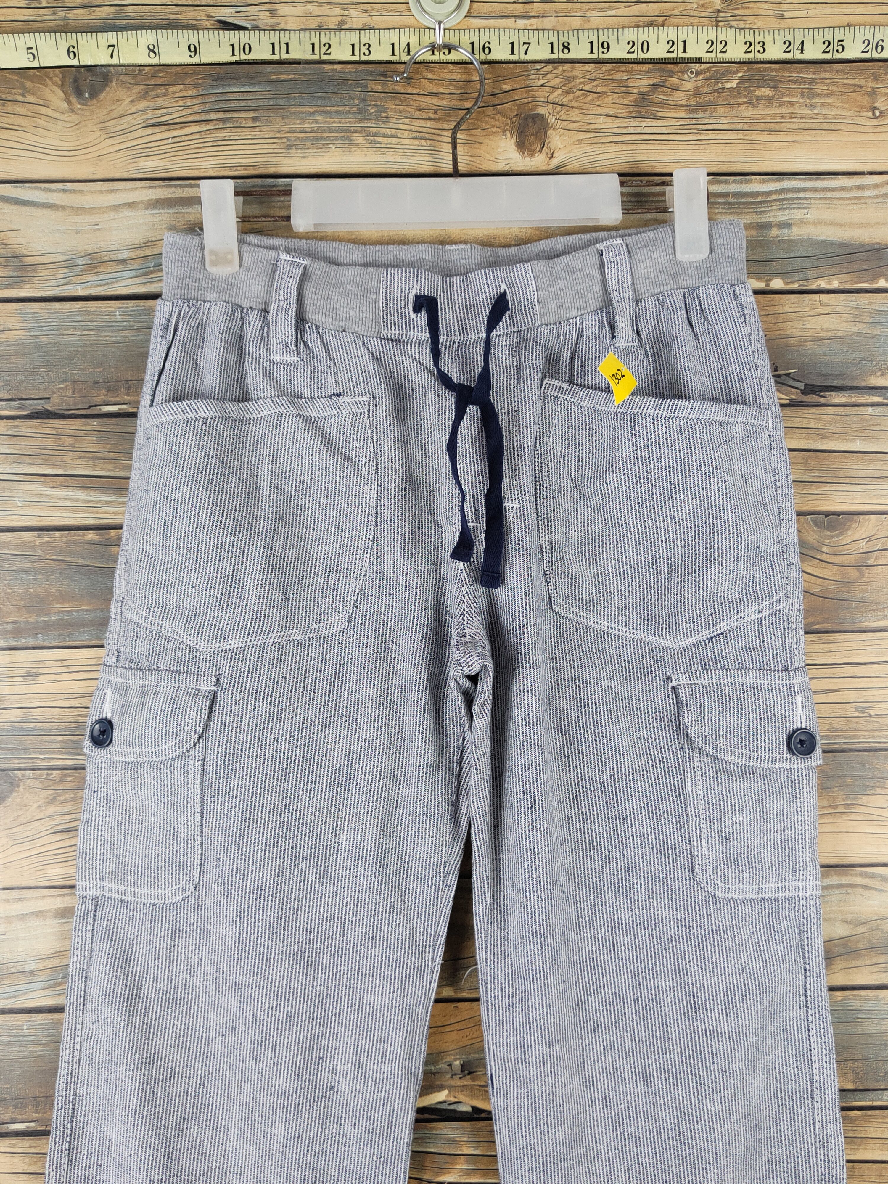 Other DL Navy Blue White Multipocket Tactical Cargo Pants #1302 Size US 28 / EU 44 - 2 Thumbnail