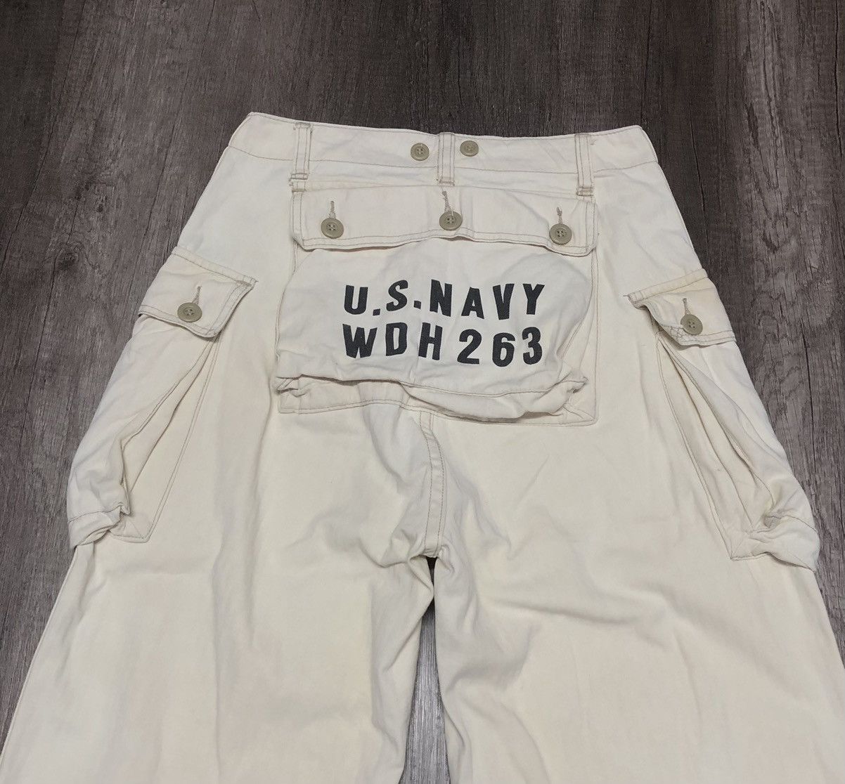 Vintage VINTAGE U.S.NAVY WDH 263 CARGO PANT Size US 27 - 4 Thumbnail