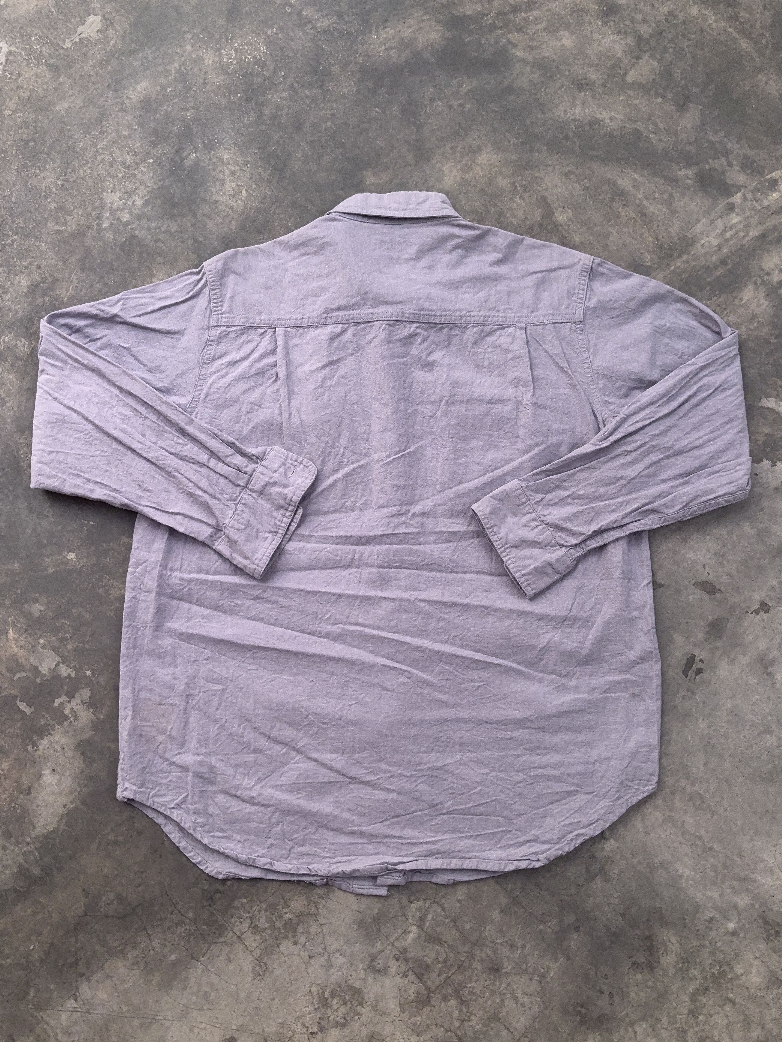 Other Eagles Vintage Workwear Light Purple Button Up Shirt Size US M / EU 48-50 / 2 - 8 Thumbnail