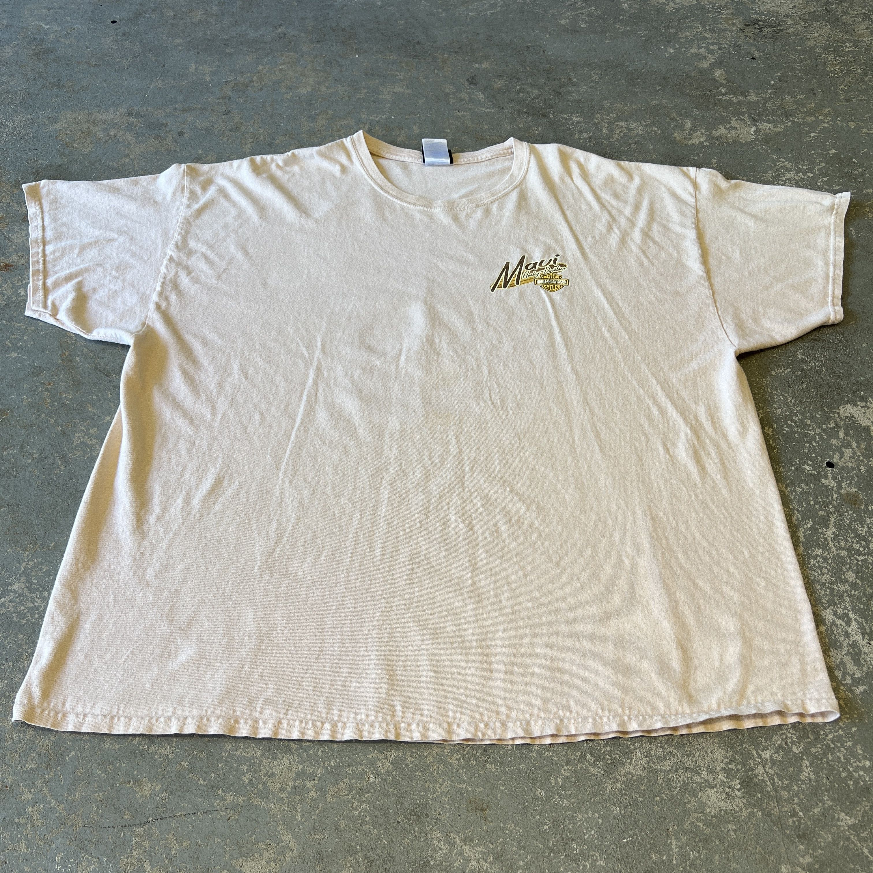 Harley Davidson Vintage Maui Harley Davidson T-Shirt | 3XL Size US XXL / EU 58 / 5 - 1 Thumbnail