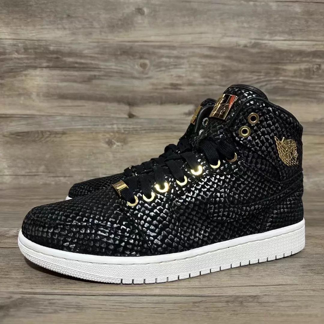 Nike Air Jordan 1 Pinnacle Black & Gold 43 Size US 10 / EU 43 - 1 Thumbnail