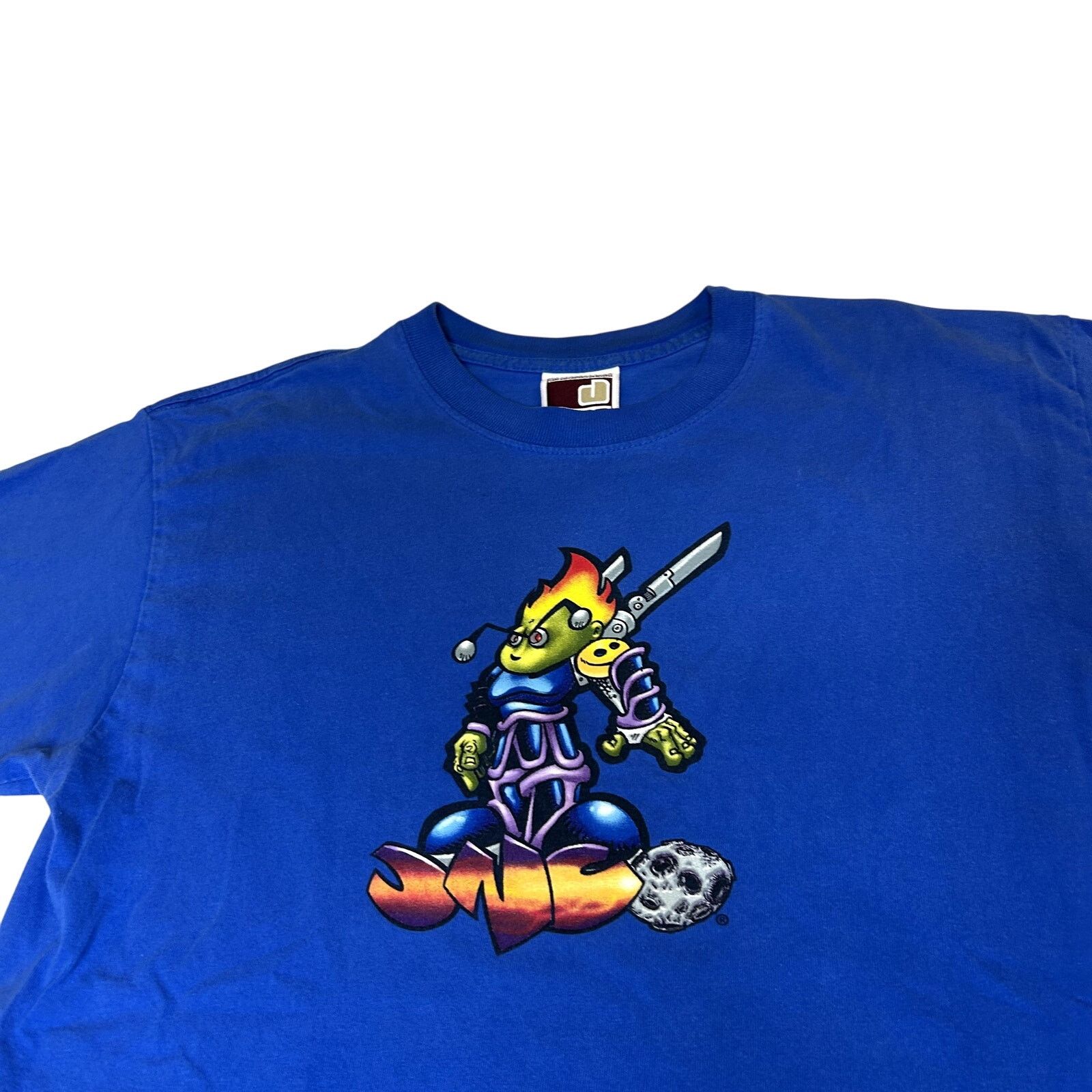 Vintage Y2K / 90s JNCO Flamehead Alien T-Shirt