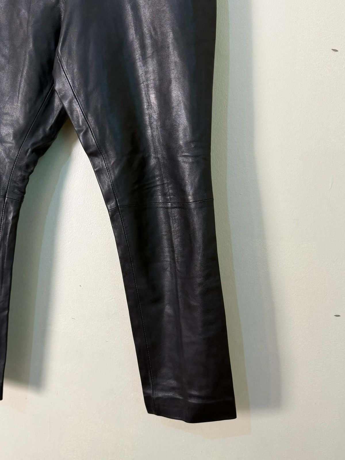 Raf Simons Raf Simons A/W 2007-2008 Black Leather Pants Size US 32 / EU 48 - 3 Thumbnail