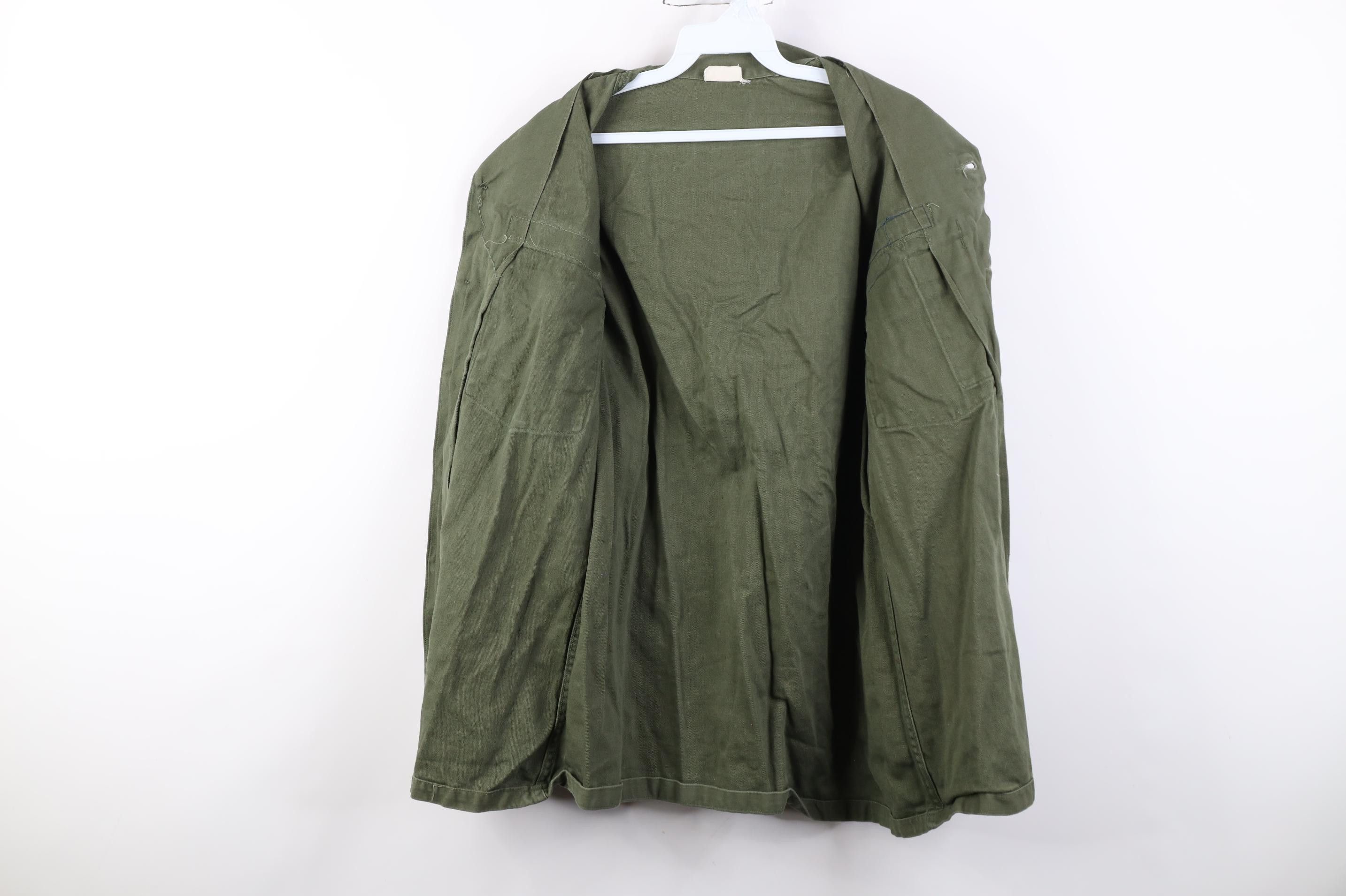 Vintage Vintage 60s Vietnam War Sateen Cotton OG 107 Shirt Jacket Size US M / EU 48-50 / 2 - 13 Thumbnail