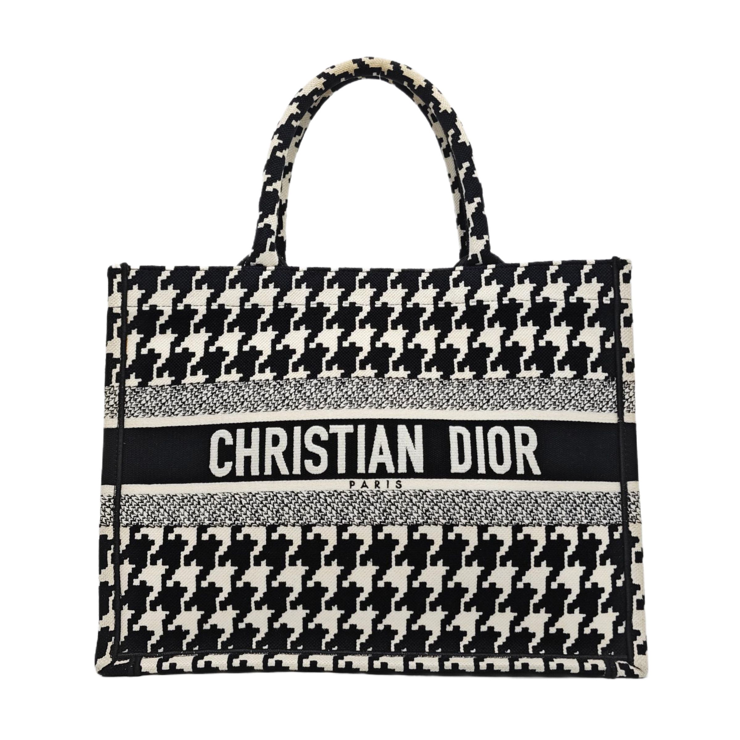 Dior Dior Houndstooth Book Tote Medium Size ONE SIZE - 1 Thumbnail