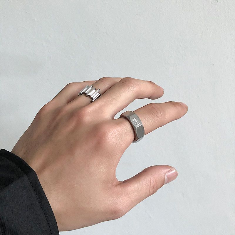 Jewelry Crazy Jewelry Rings Open Size Chrome Ring (Size 7-13) Size ONE SIZE - 1 Thumbnail
