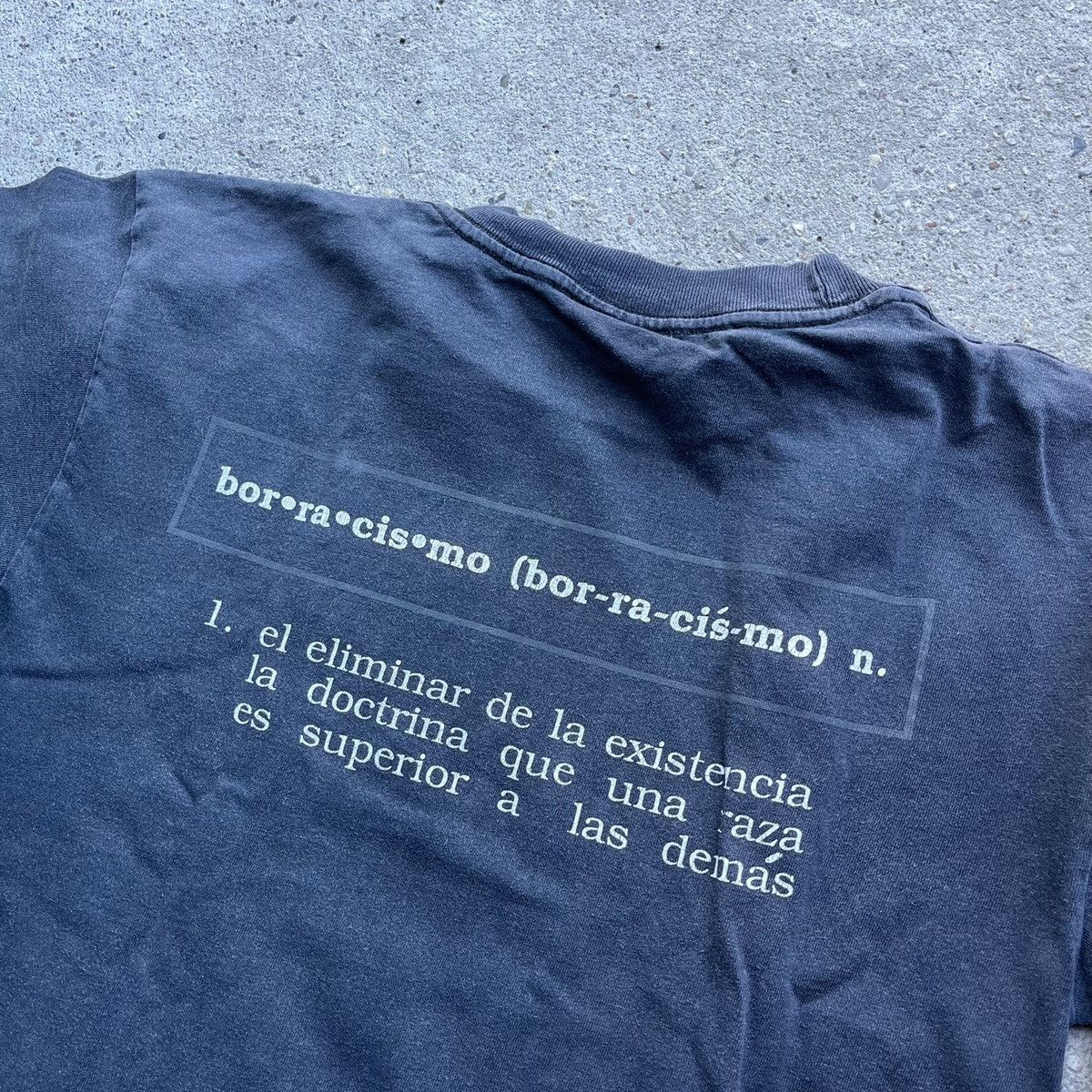Vintage Eracism 1993 Erase Racism Stop The Hate Vintage 90s T Shirt Size US S / EU 44-46 / 1 - 2 Thumbnail
