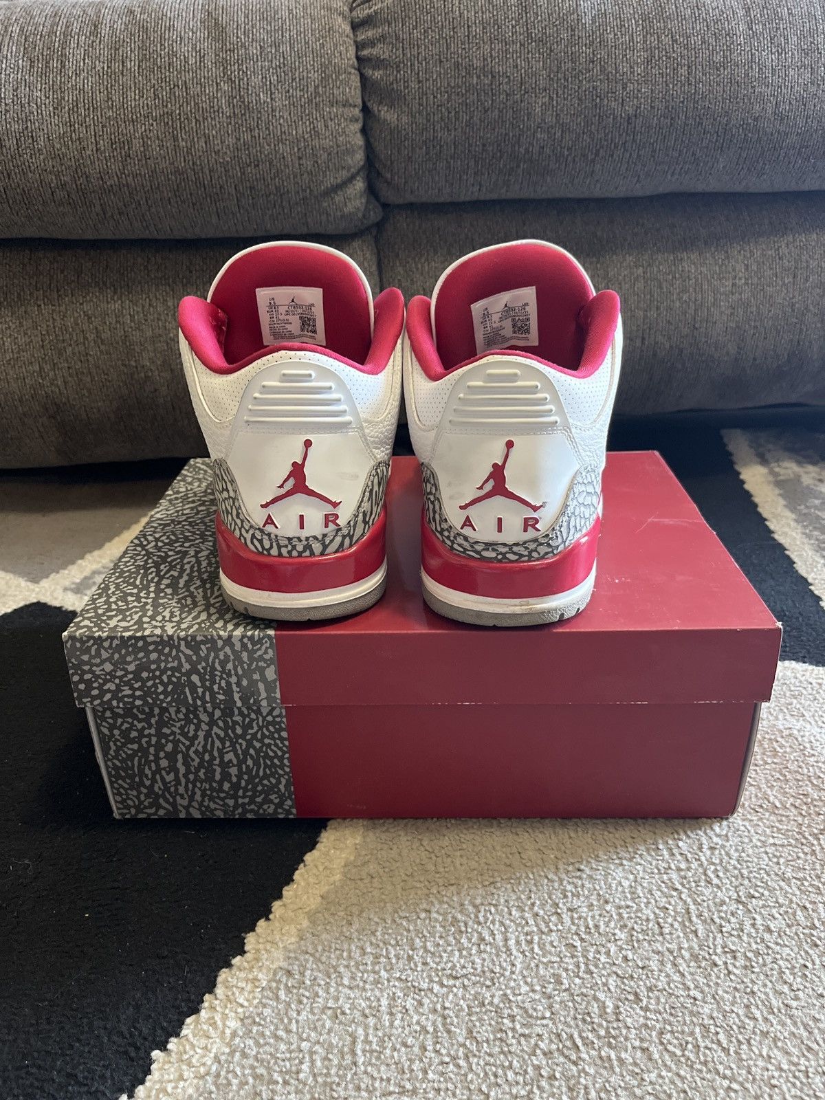 Jordan Brand Jordan 3 Cardinal Red Size US 9.5 / EU 42-43 - 4 Thumbnail