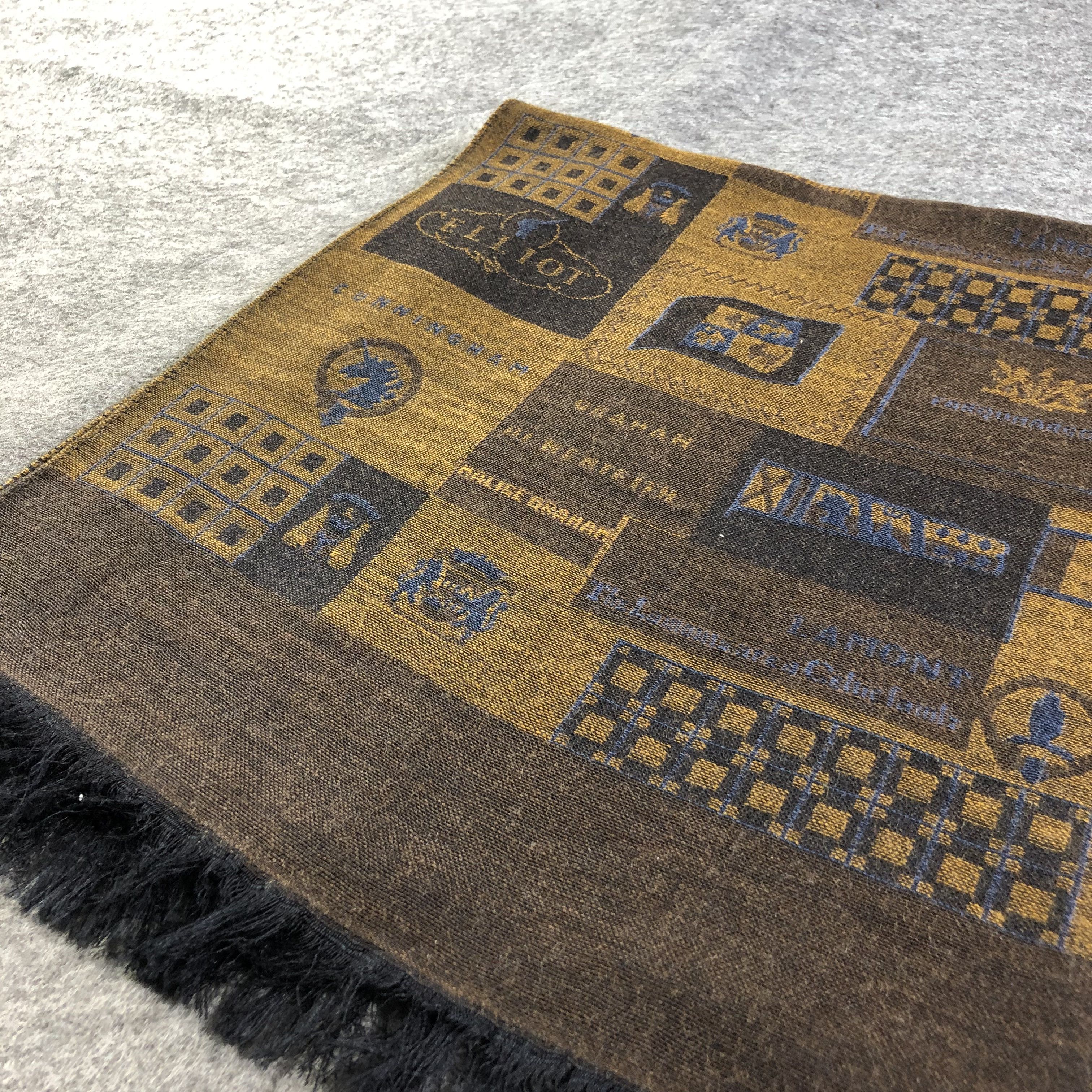 Elliott Elliot Wool Silk Scarf Muffler V1368 Size ONE SIZE - 3 Thumbnail