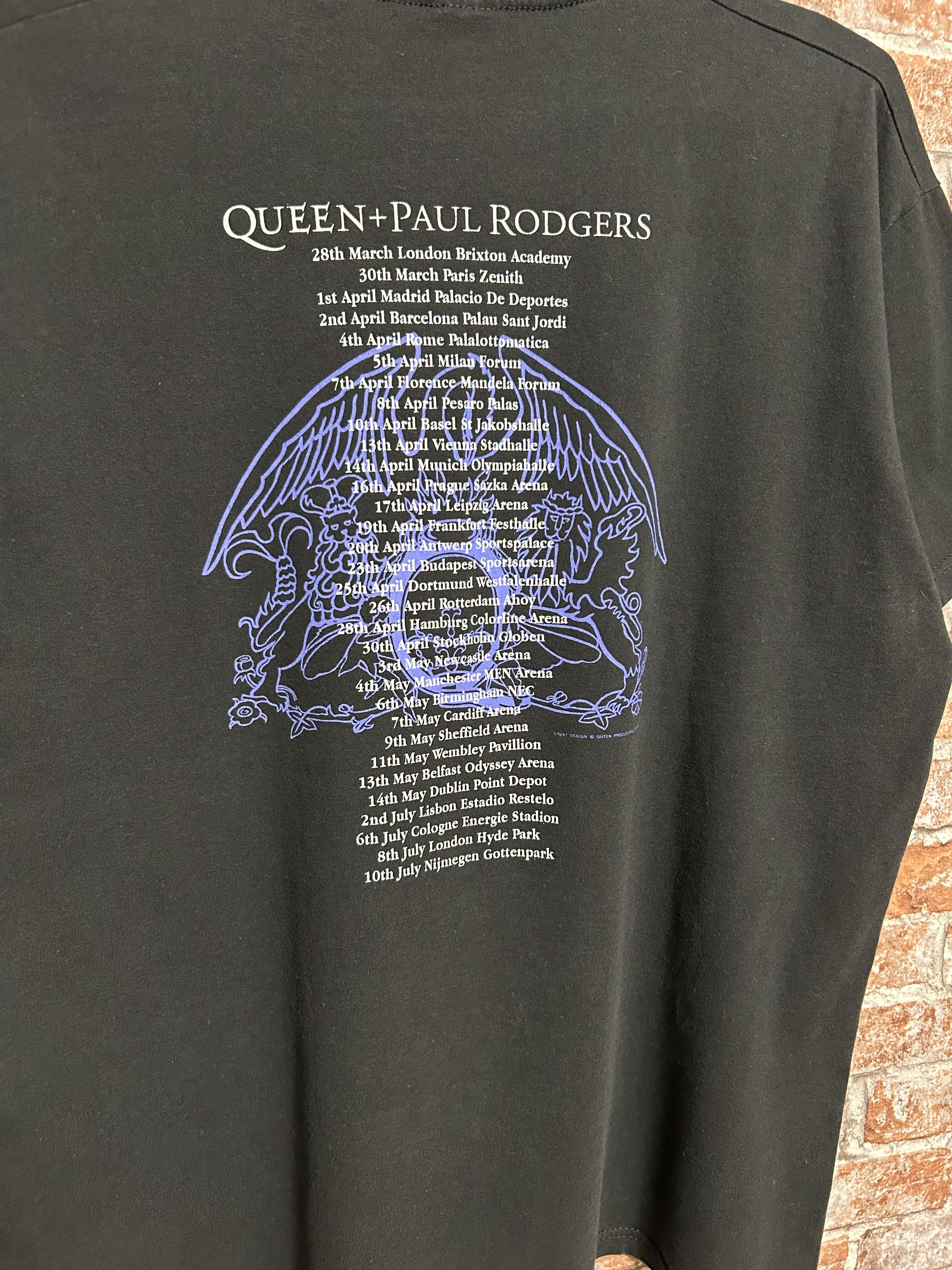 Band Tees Vintage 2000s Queen Paul Rogers Tour Rock Band T-shirt Size US L / EU 52-54 / 3 - 8 Thumbnail