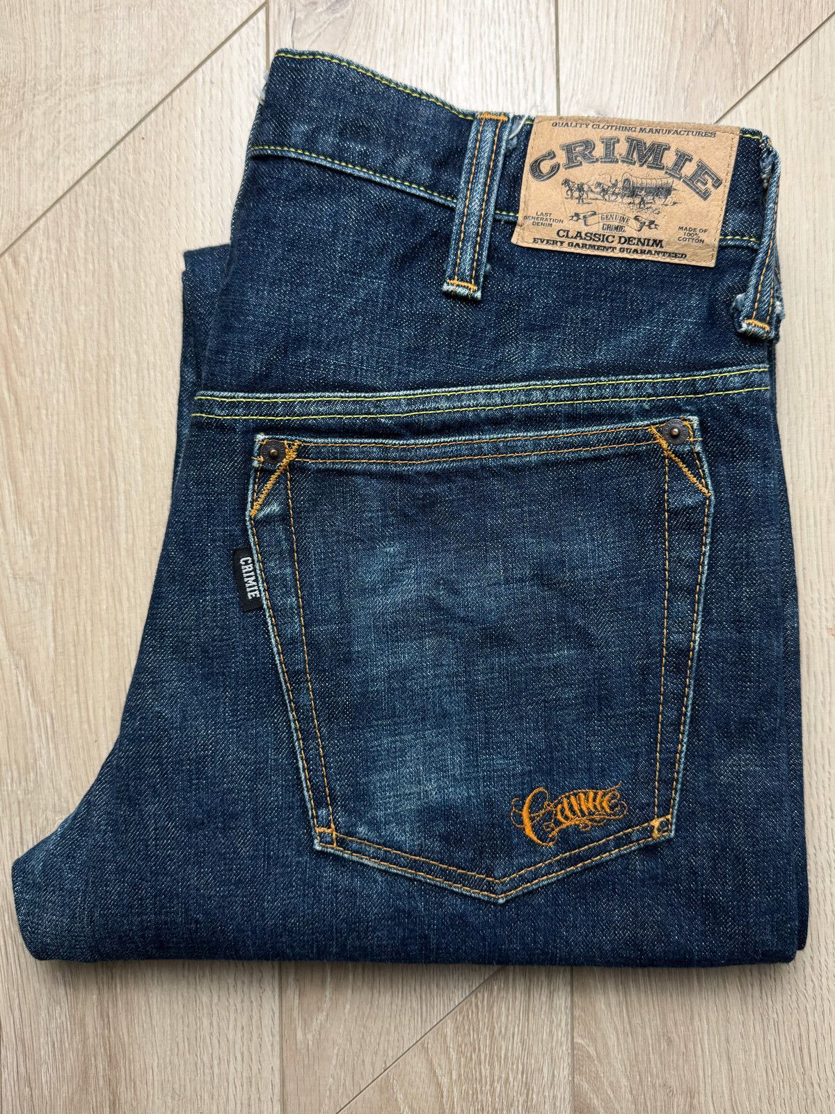 Japanese Brand CRIMIE CXXX-PT03 W31 x L31 Japanese selvedge jeans Size US 31 - 24 Thumbnail