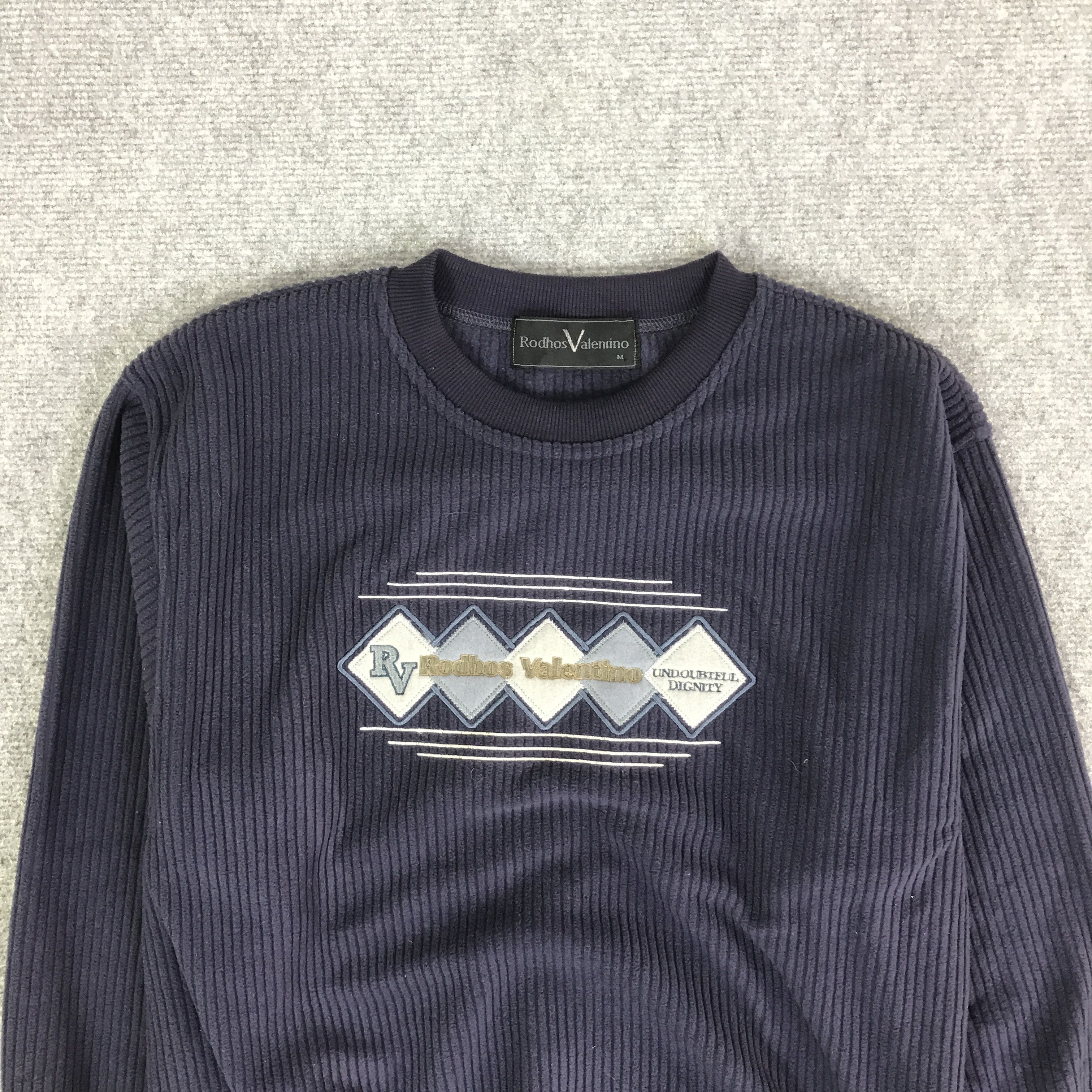 Japanese Brand RODHOS VALENTINO SWAETSHIRT K114B22 Size US M / EU 48-50 / 2 - 2 Thumbnail