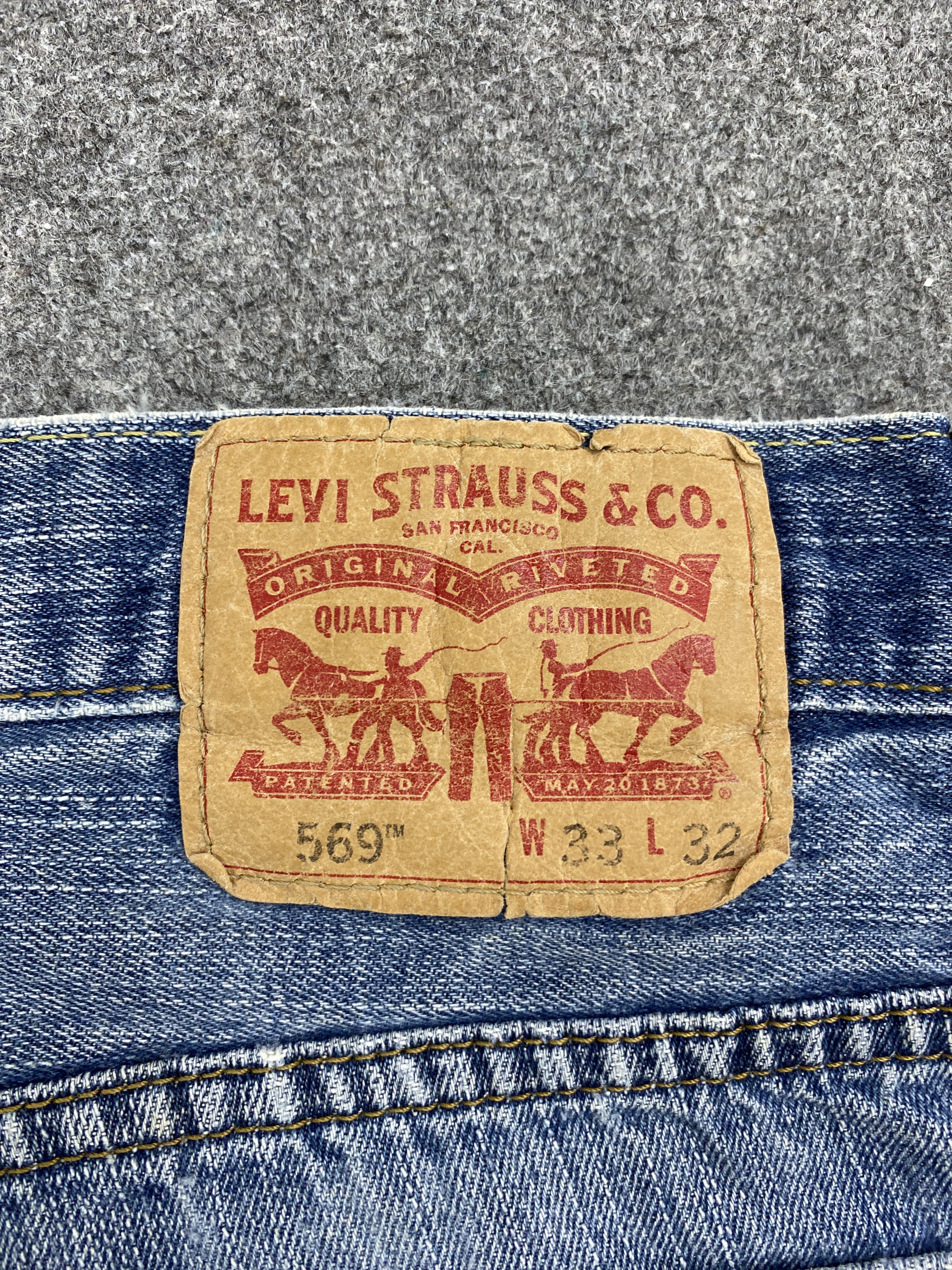 Levi's × Vintage Faded Blue Vintage Levis 569 Jeans Size US 28 / EU 44 - 5 Thumbnail