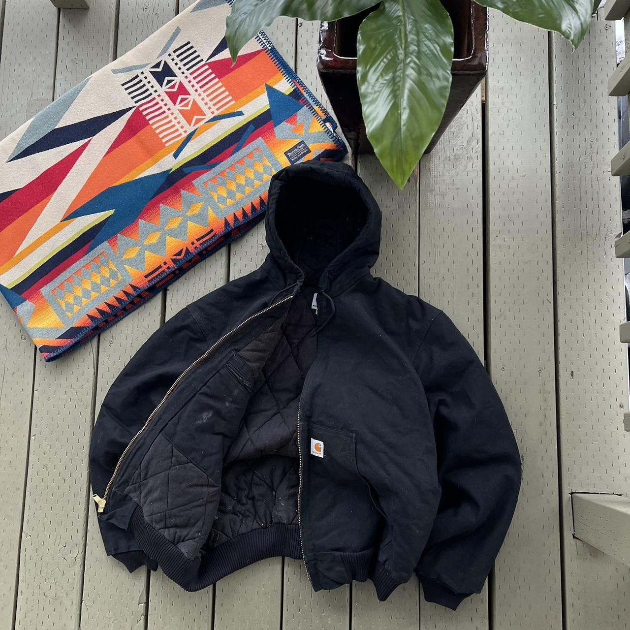 Carhartt × Vintage Vintage Carhartt Hooded Jacket Size US XL / EU 56 / 4 - 5 Thumbnail