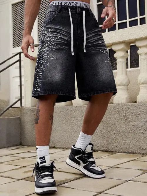 Japanese Brand × Vintage VINTAGE Y2K RETRO washed jorts shorts DRIP Size US 36 / EU 52 - 2 Thumbnail