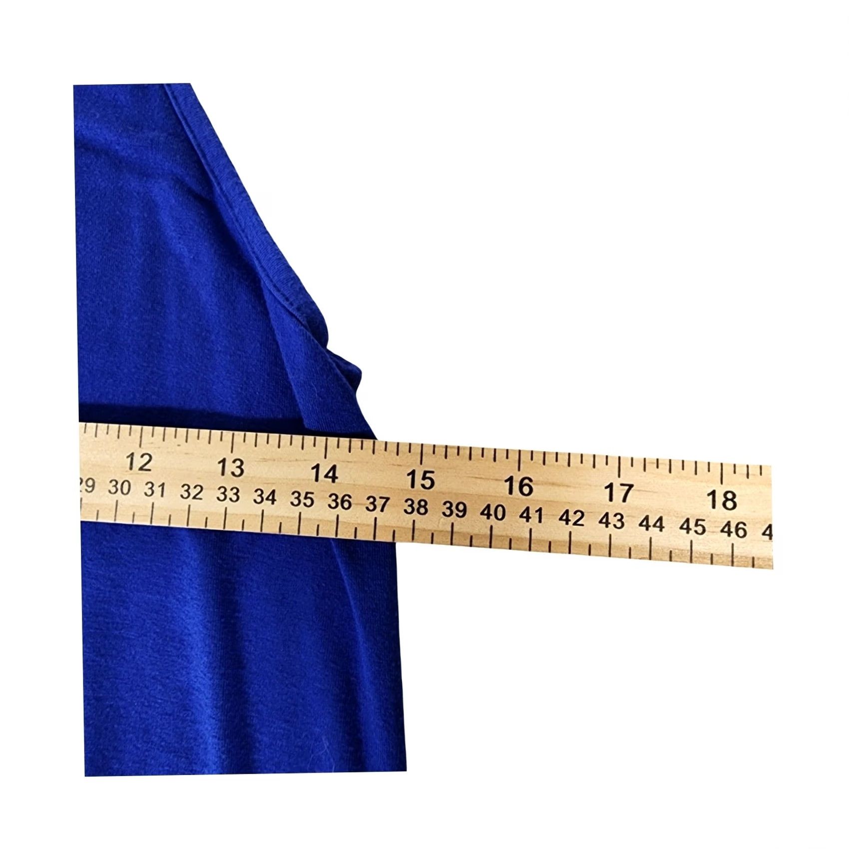 Vintage LouKeith Womens Halter Tank Top Royal Blue High Neck Sleeveless Cotton Spandex XS Slim Casual Summer Size XL / US 12-14 / IT 48-50 - 4 Thumbnail