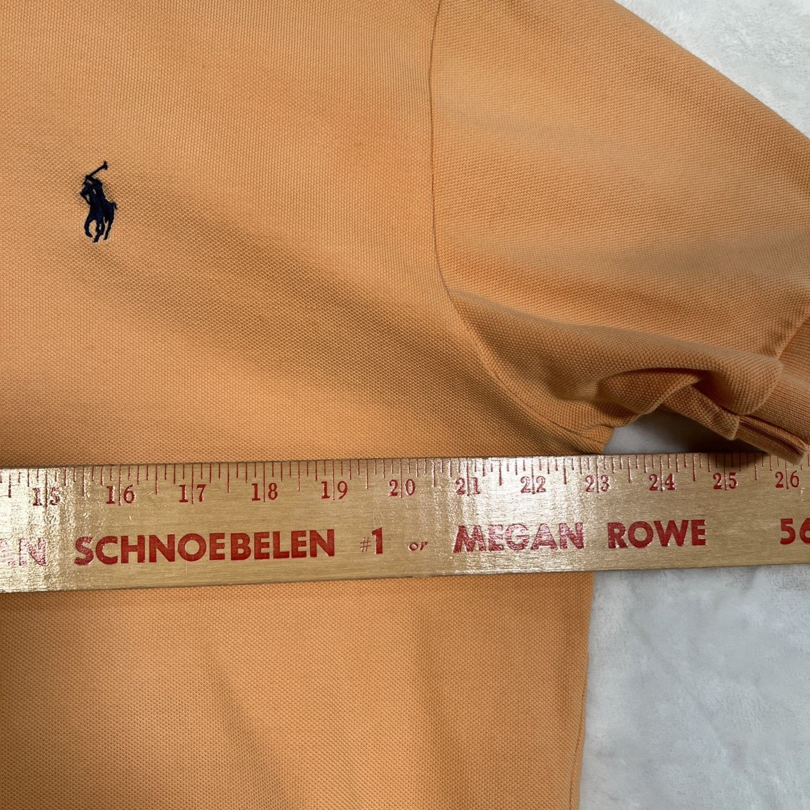 Polo Ralph Lauren Polo Ralph Lauren Men's Melon Peach Cotton Polo Shirt Large Size US L / EU 52-54 / 3 - 5 Thumbnail