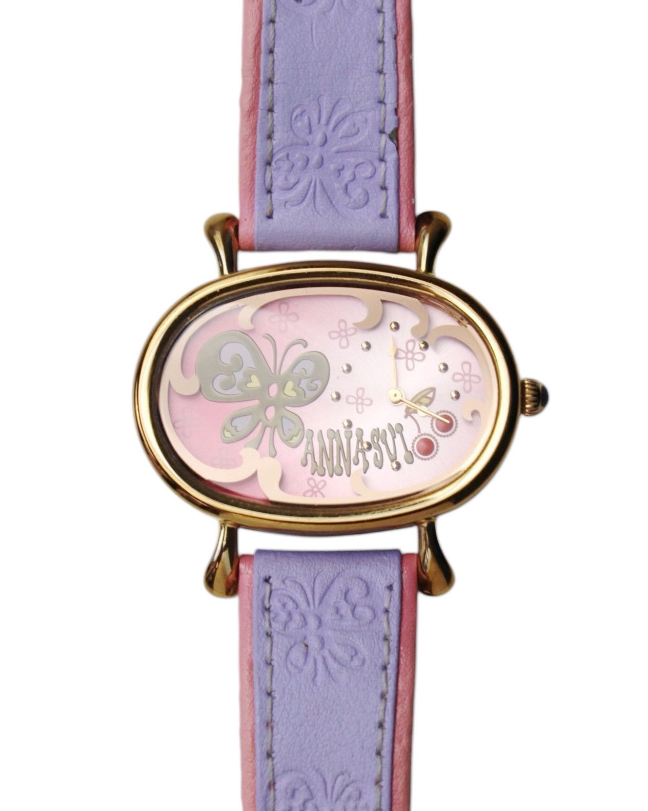 Vintage 2000S ANNA SUI BUTTERFLY OVAL DIAL WATCH Size ONE SIZE - 3 Thumbnail