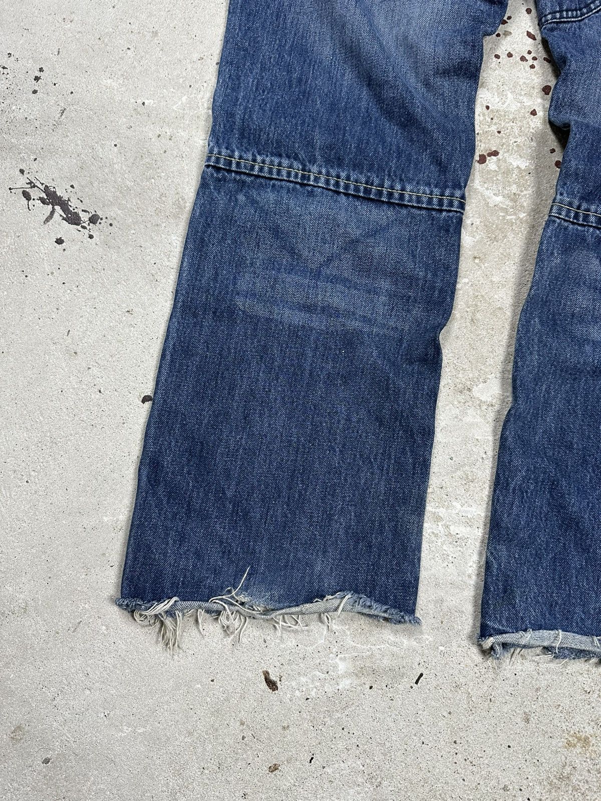 G-Star × Vintage Vintage Y2K G Star Raw 96 Double Knee Distressed Denim Pants Size US 30 / EU 46 - 11 Thumbnail