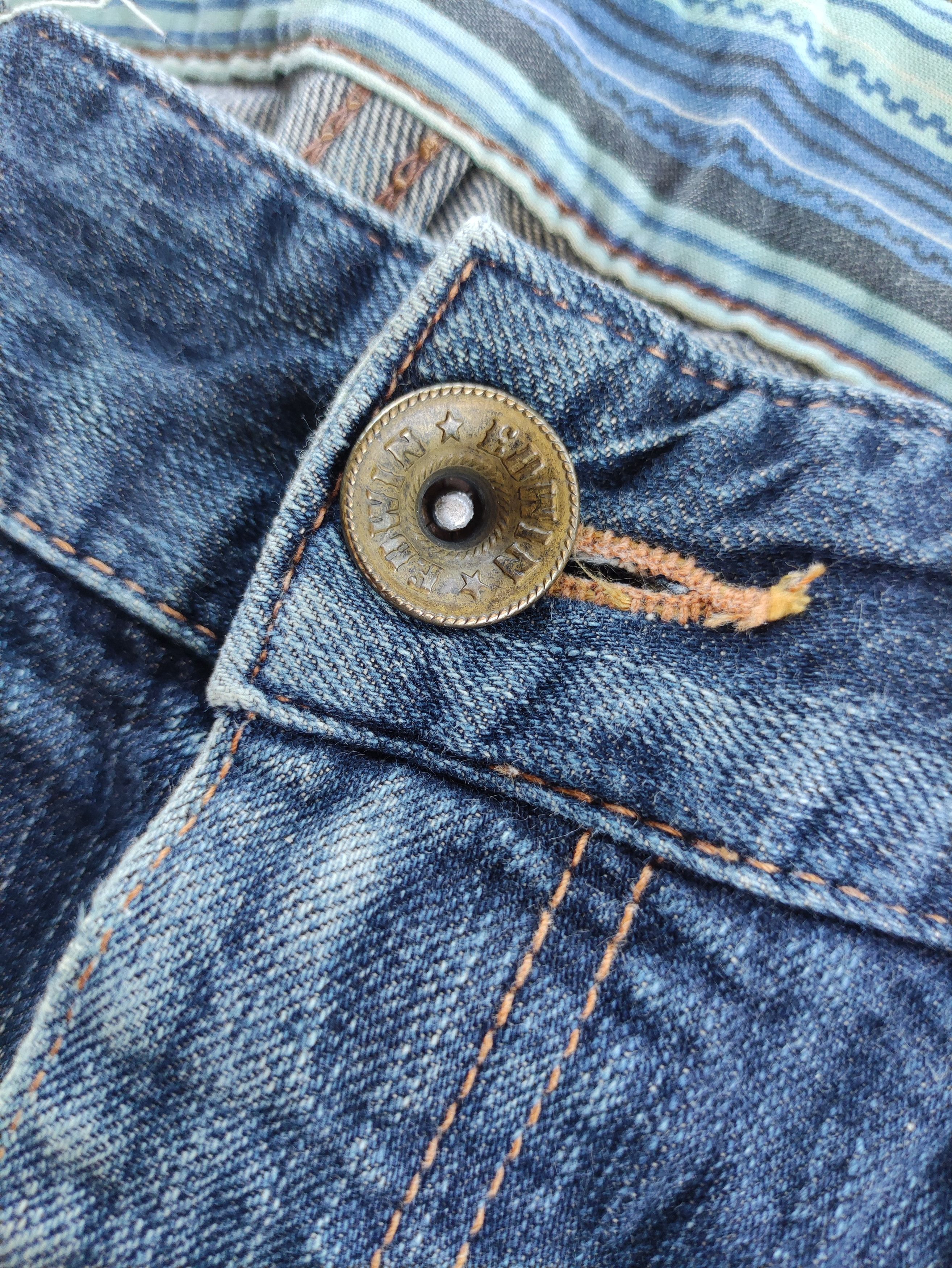 Edwin Vintage Edwin Japan Jean Distressed Faded Denim Pants Size US 37 - 5 Thumbnail