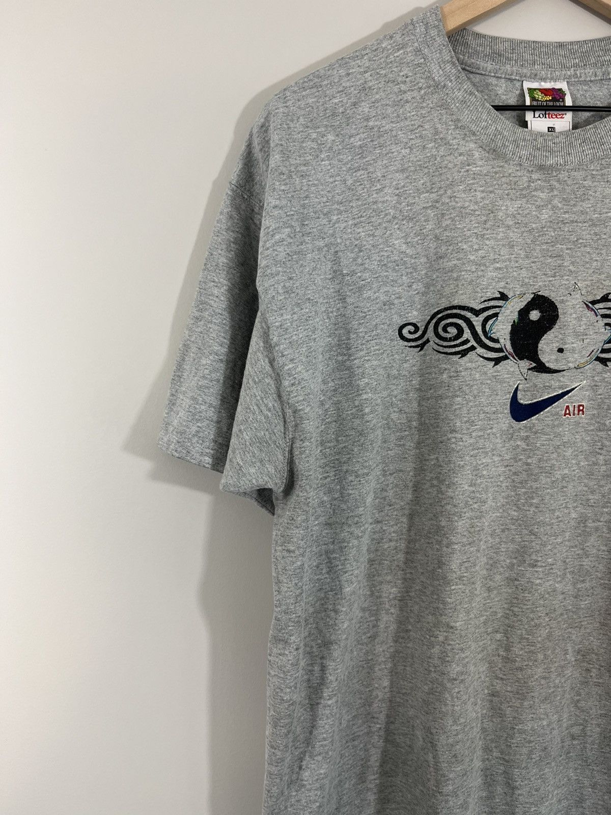 Vintage Bootleg Nike Yin Yang Distressed Faded Weird Tee Size US XL / EU 56 / 4 - 6 Thumbnail