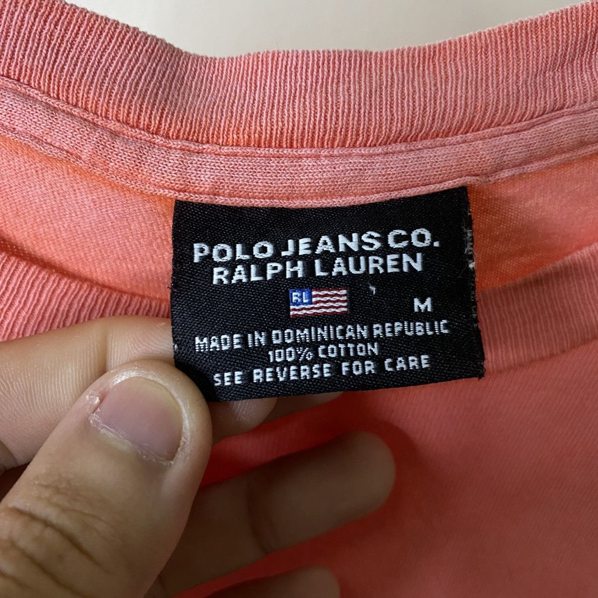 Polo Ralph Lauren Y2K Polo RL Ralph Lauren Sunfaded T Shirt Size US L / EU 52-54 / 3 - 4 Thumbnail