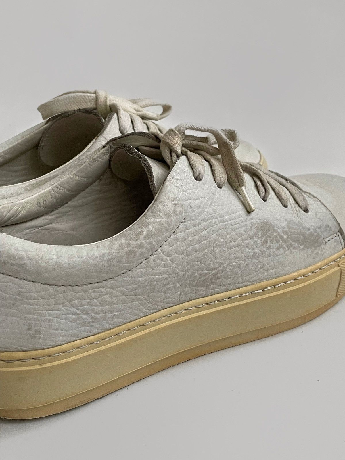 Acne Studios Acne Studios leather platform distressed shoes Size US 8 / IT 38 - 7 Thumbnail