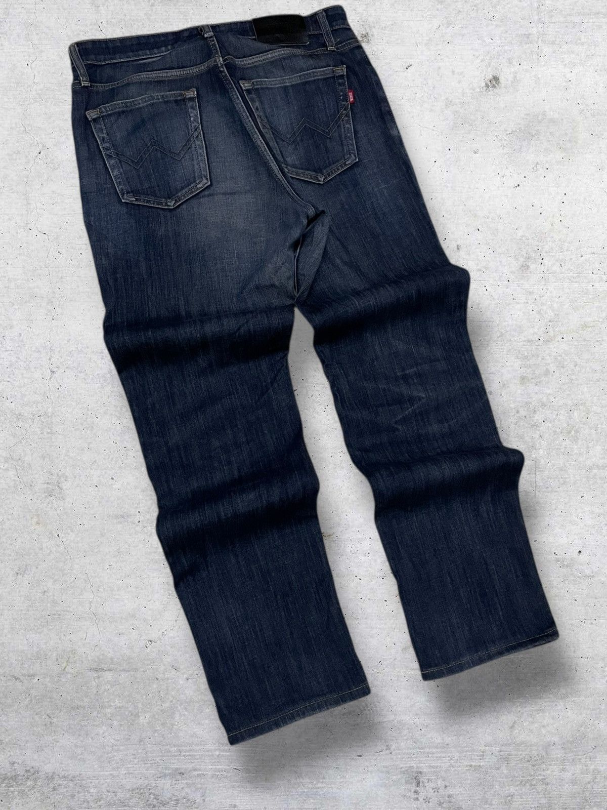 Edwin VINTAGE EDWIN DESIGNER 90S JAPAN INDIGO 403 STRAIGHT DENIM Size US 31 - 9 Thumbnail
