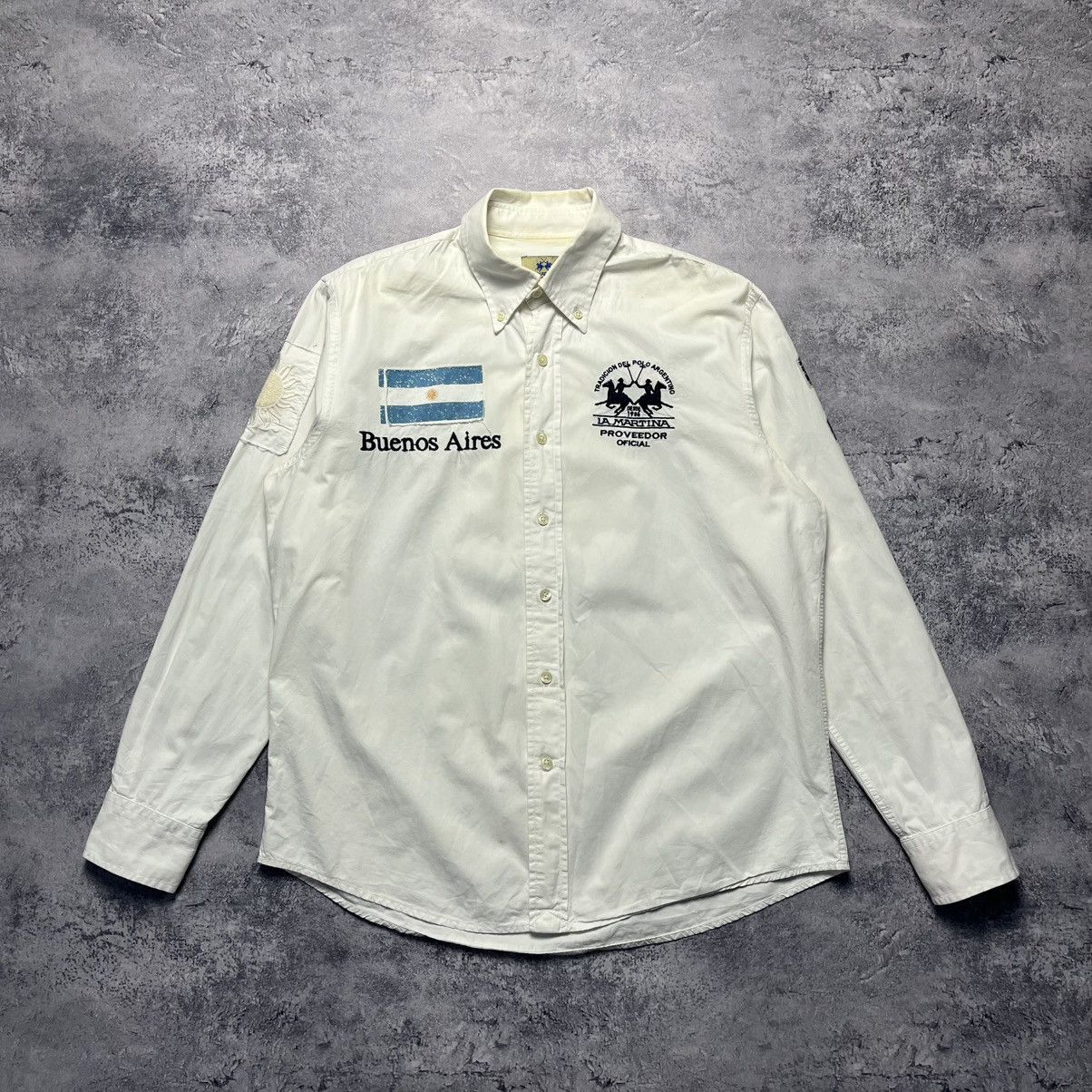 La Martina Vintage La Martina Buenos Aires #2 Shirt Button Down Size US L / EU 52-54 / 3 - 1 Thumbnail