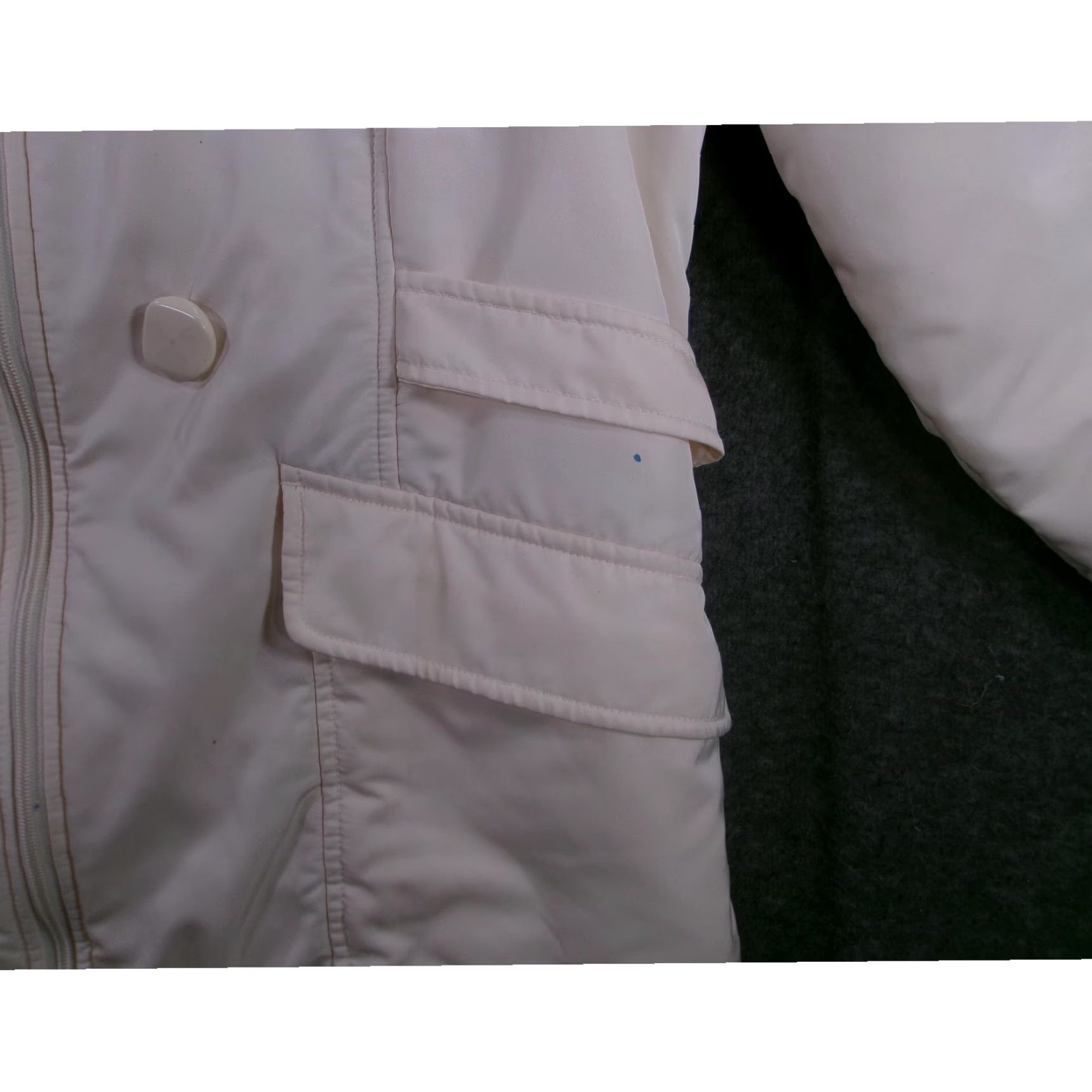 Mackintosh Mackintosh Jacket Women Large Cream Hooded Outdoor Utility Rainwear Chic Read Size L / US 10 / IT 46 - 3 Thumbnail