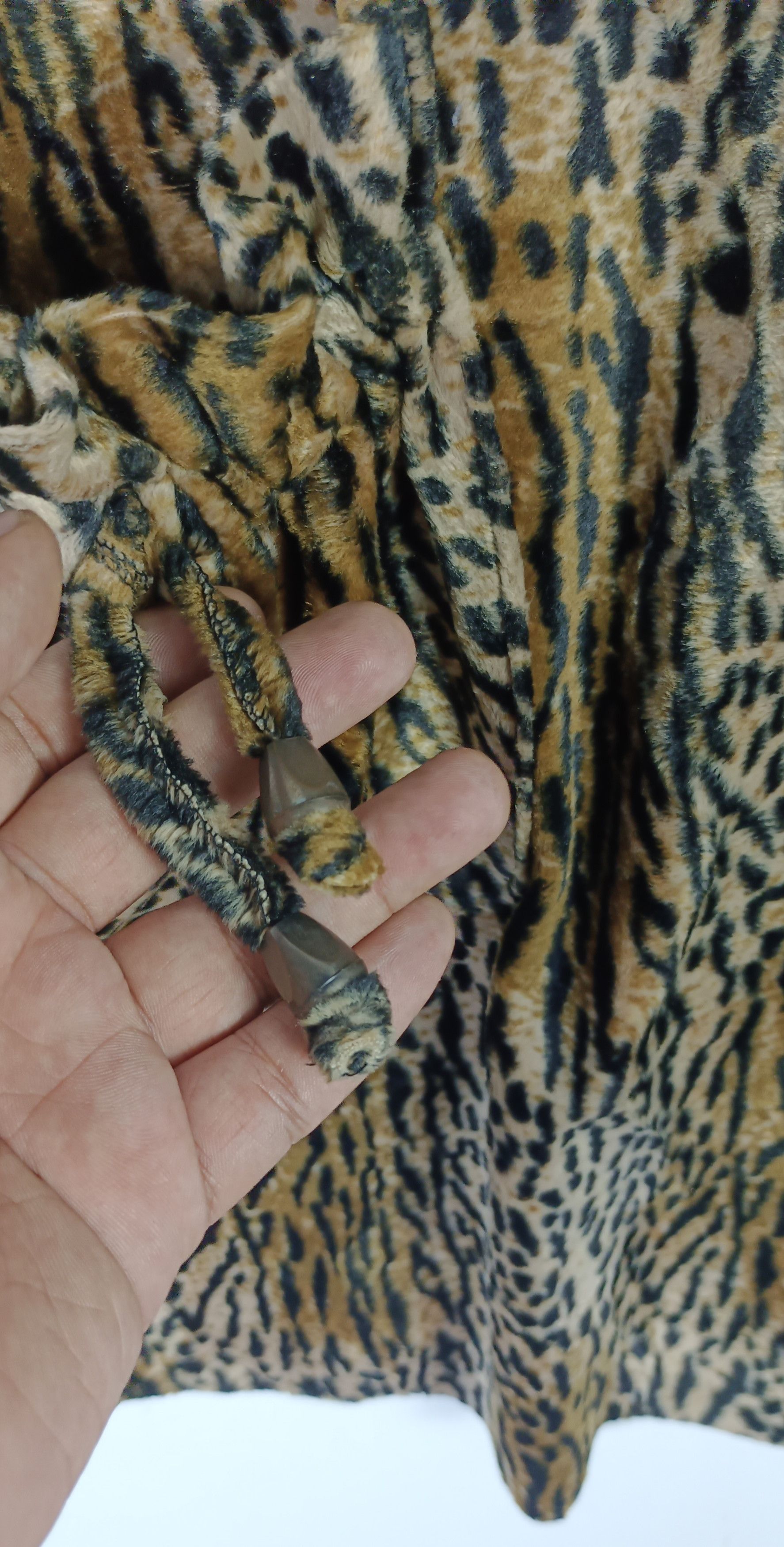 Japanese Brand Unisex🔥Leopard Faux fur Coat "Fashion" Size US L / EU 52-54 / 3 - 9 Thumbnail