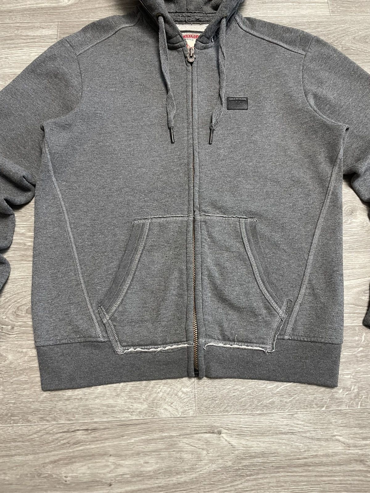 True Religion Vintage True Religion Zip-Up Hoodie Y2K Streetwear Size US XL / EU 56 / 4 - 3 Thumbnail