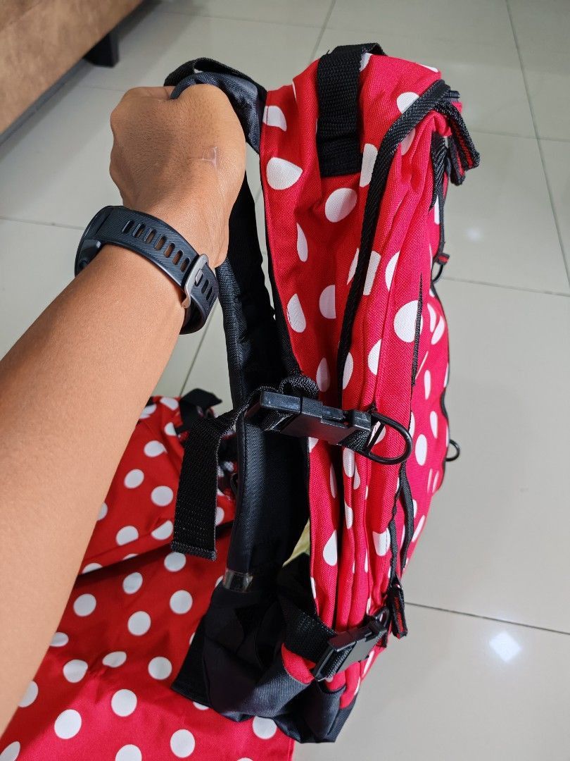 Designer × Japanese Brand Byreborn 3-Piece Polka Dot Bag Set–Backpack, Tote, Waistbag Size ONE SIZE - 6 Thumbnail