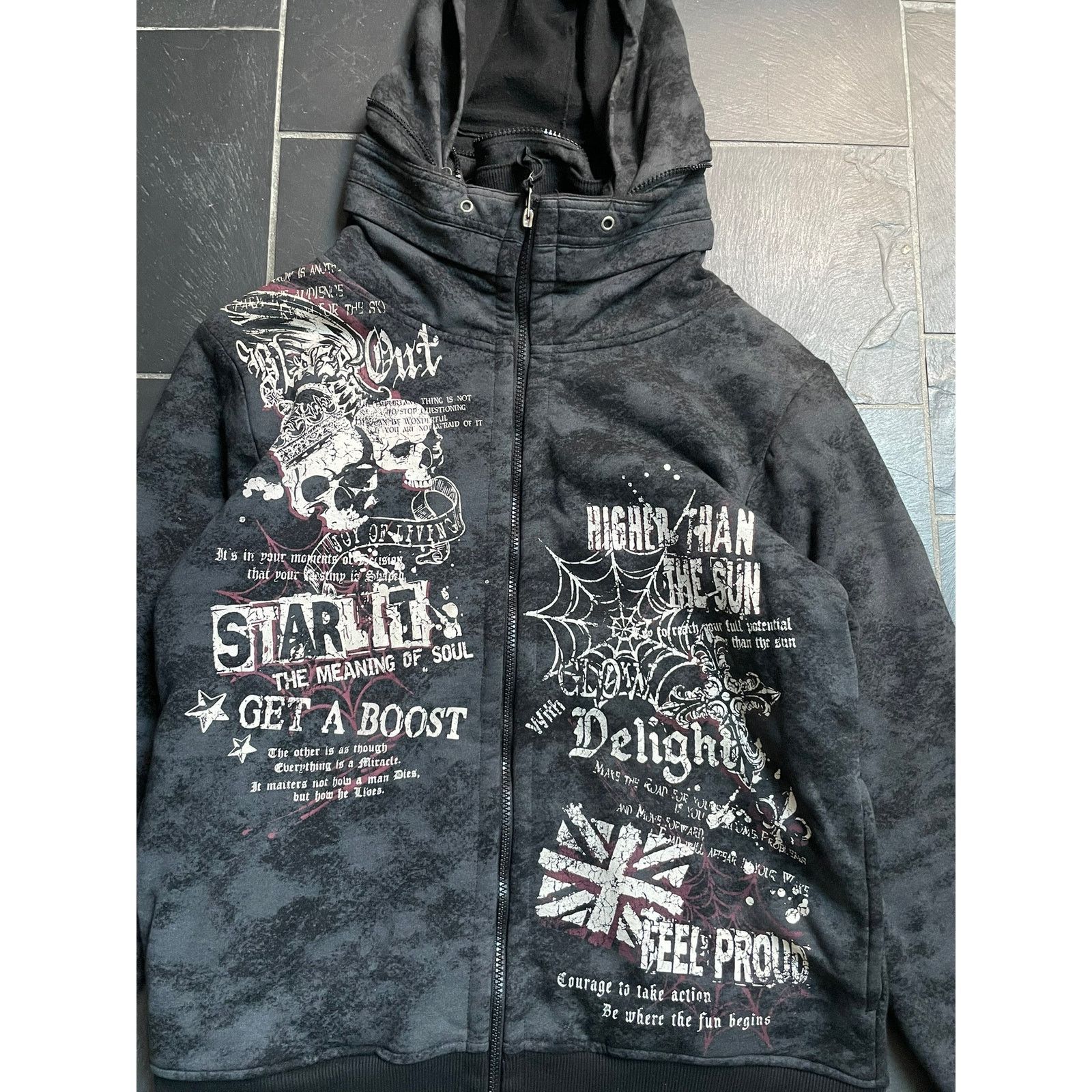 If Six Was Nine If Six Was Nine Japanese Brand Poem Zip Up Large Size US L / EU 52-54 / 3 - 2 Thumbnail