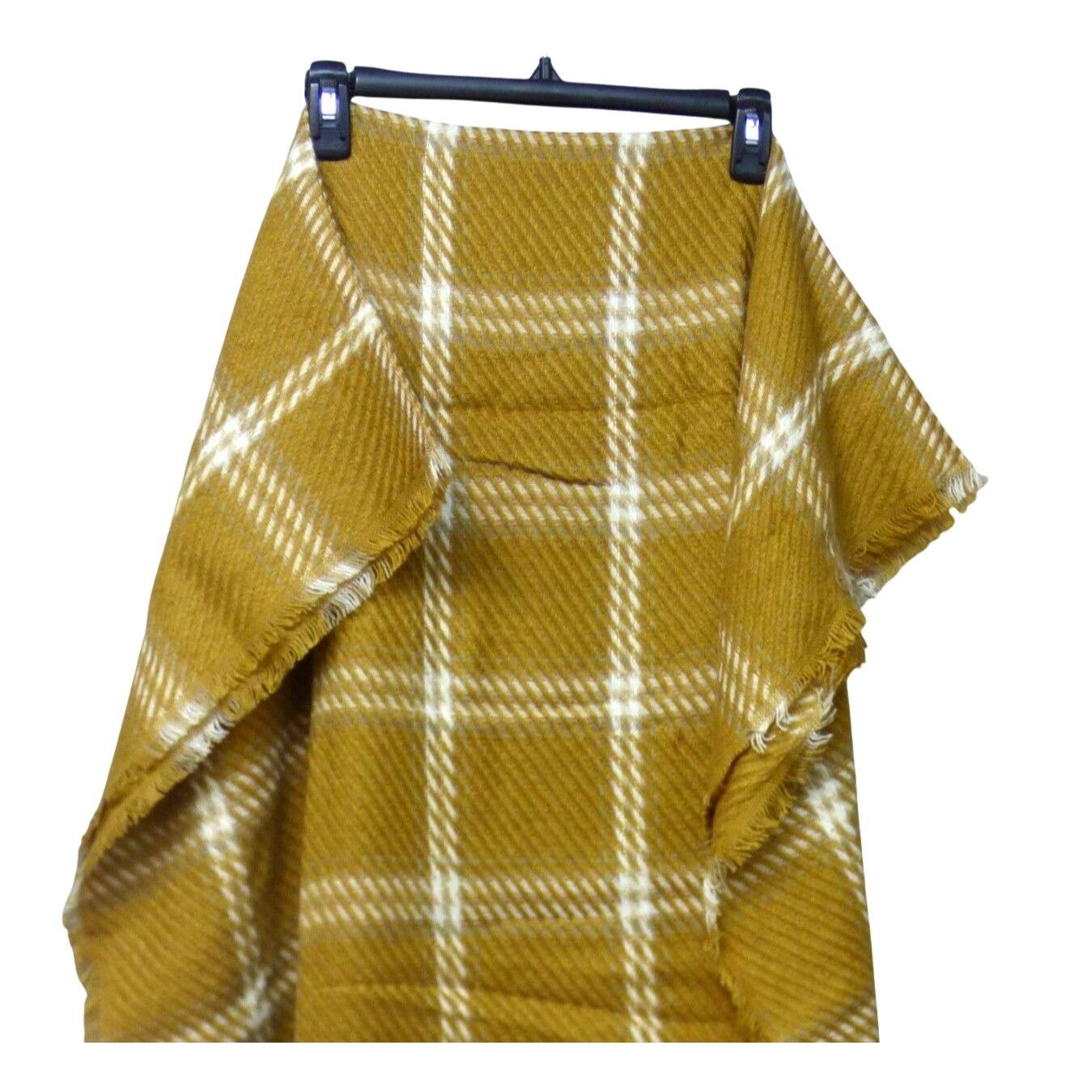 Other Cejon Heritage Plaid Blanket Scarf, 20”x76”, Camel Size ONE SIZE - 9 Thumbnail