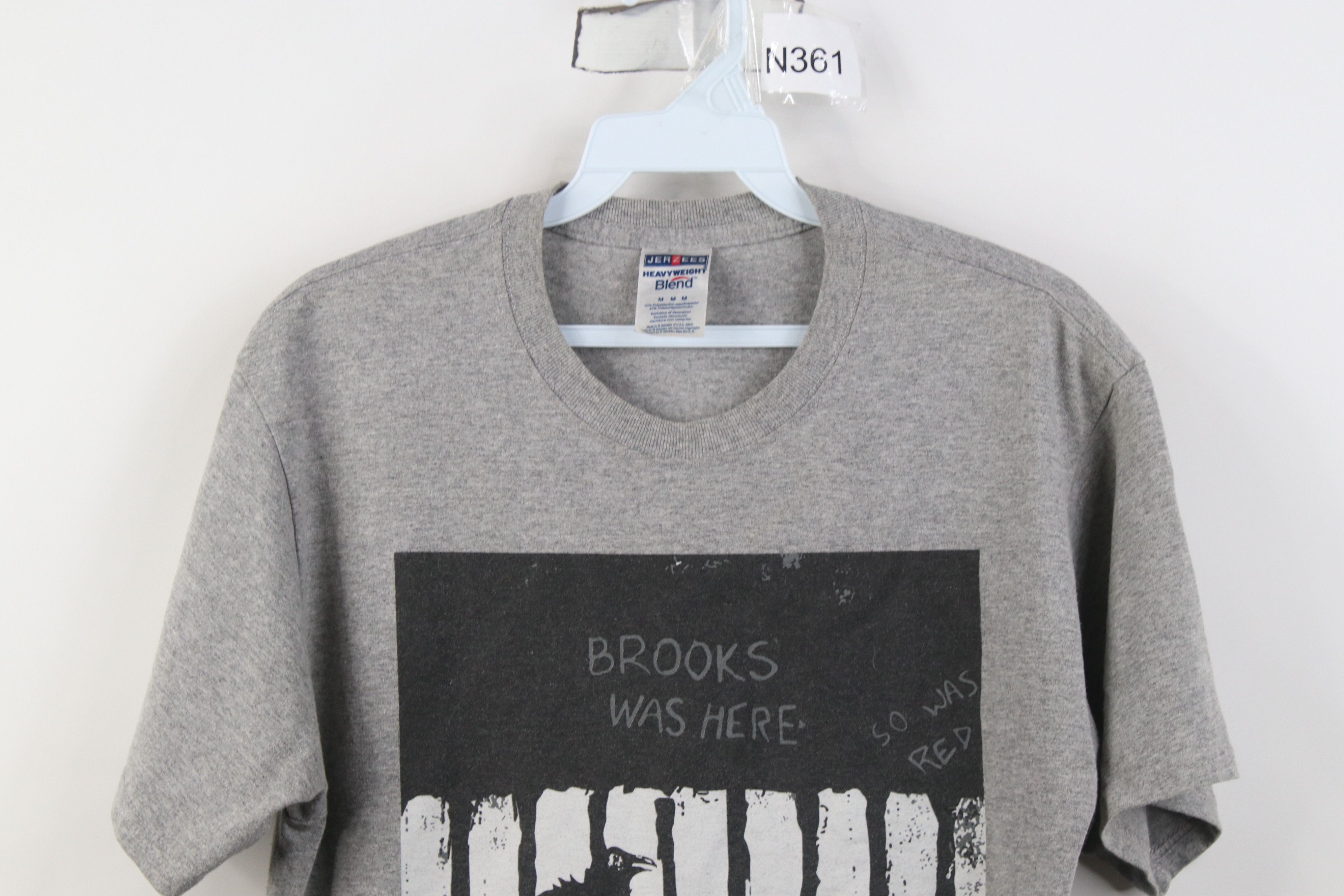 Vintage Vintage Shawshank Redemption Movie Short Sleeve T-Shirt Gray Size US M / EU 48-50 / 2 - 2 Thumbnail