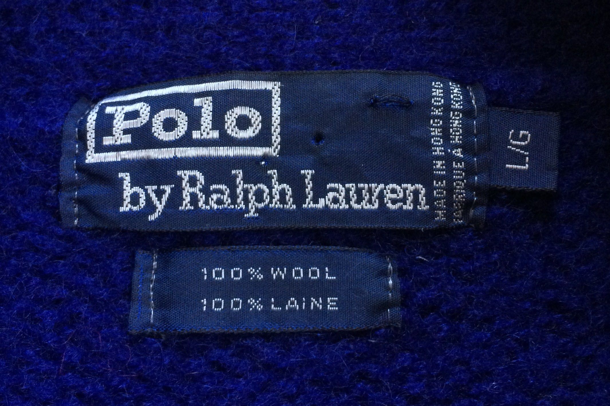 Polo Ralph Lauren F/W 1987 Ralph Lauren Wool Crest Cowlneck Sweater Size US L / EU 52-54 / 3 - 3 Thumbnail