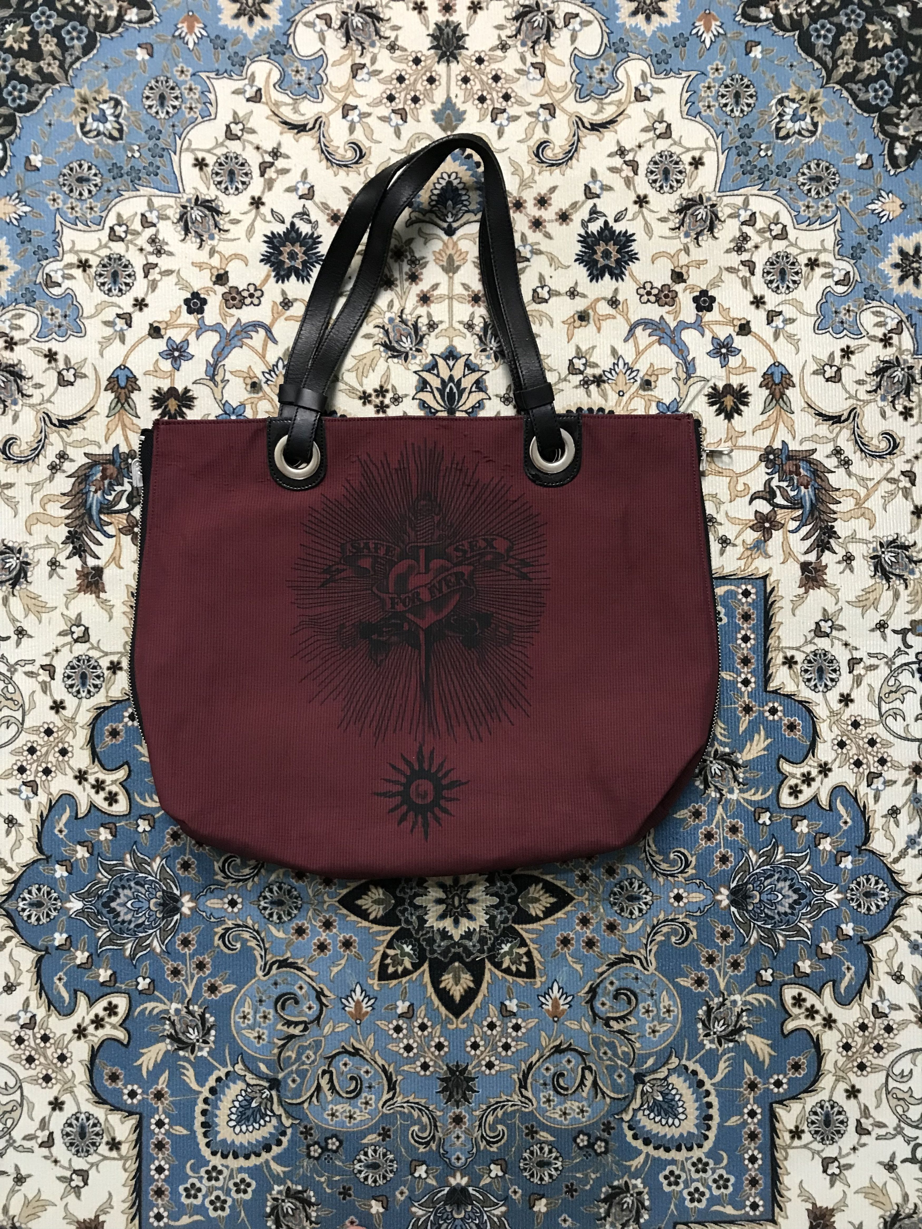 Jean Paul Gaultier Jean Paul Gaultier Limited Style Dragon Art Tote Bag Size ONE SIZE - 3 Thumbnail