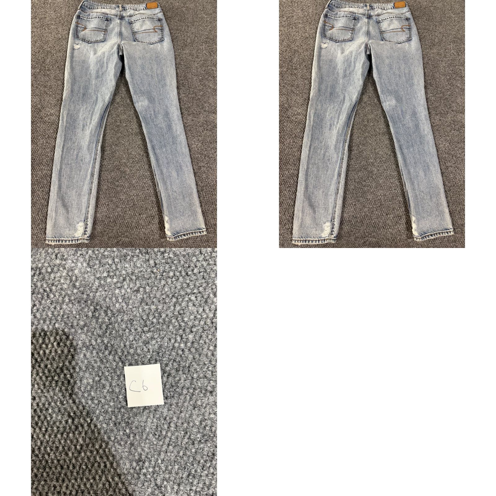 American Eagle Outfitters American Eagle Outfitters Jeans Womens 6 Distressed Blue Denim Straight 5-Pocket Pockets Stretch Regular Rise High 31 In Inseam Blue Pants Pants Mens? Size 28" / US 6 / IT 42 - 8 Thumbnail