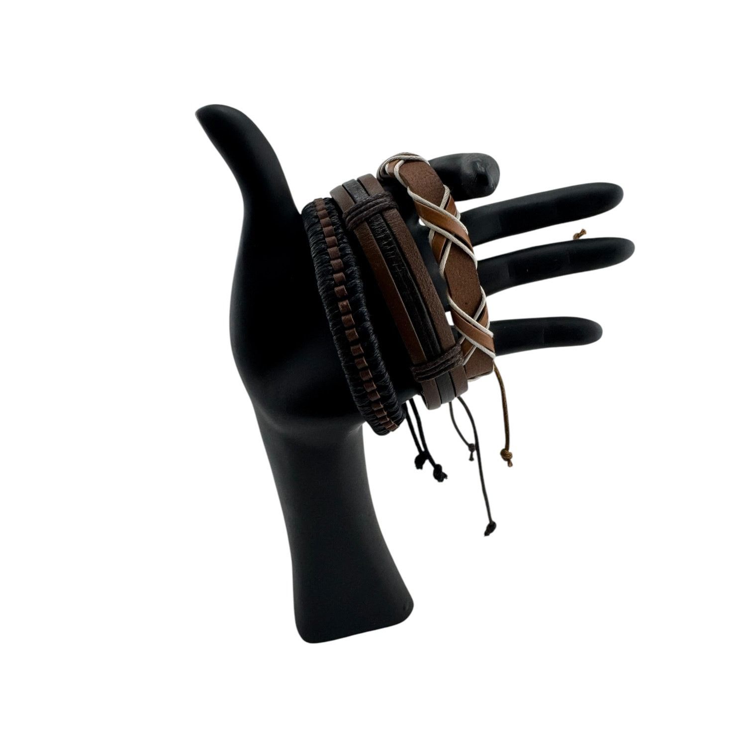 Other Trio of Shadows Braided Cuffs: Unisex. Adjustable. Untamed Size ONE SIZE - 1 Thumbnail