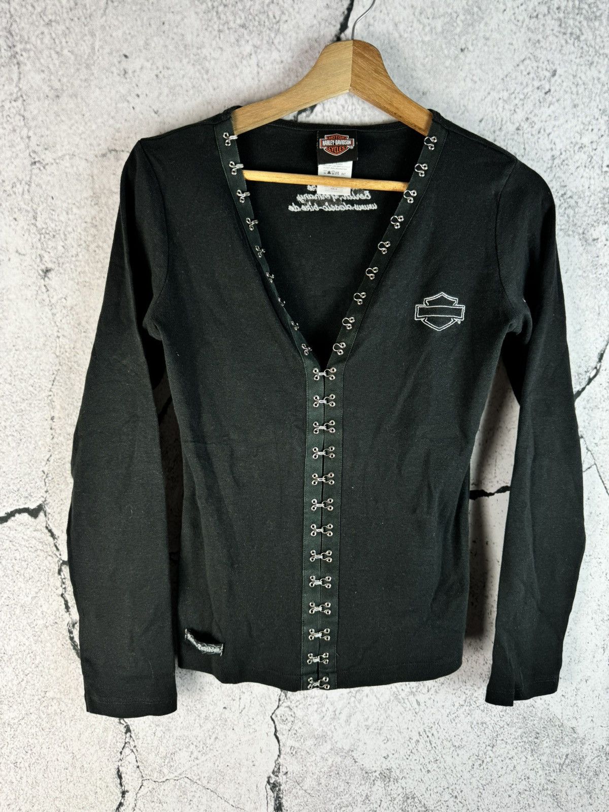 Harley Davidson Vintage Harley Davidson Cardigan Sweater Womens FitsSize M Size M / US 6-8 / IT 42-44 - 1 Thumbnail