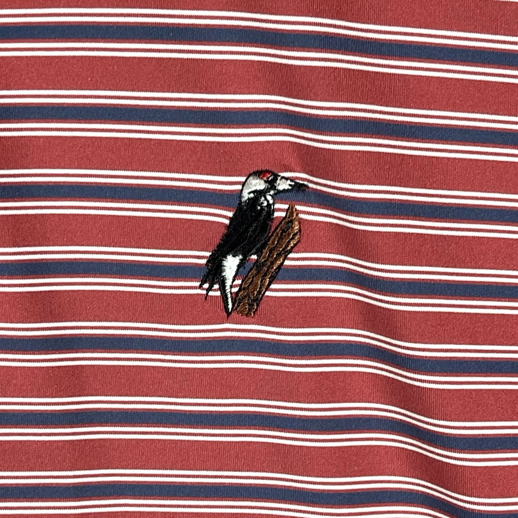 Peter Millar Peter Millar Summer Comfort Polo Shirt Size L Red Striped Logo Golf Shirt Men Size US L / EU 52-54 / 3 - 4 Thumbnail