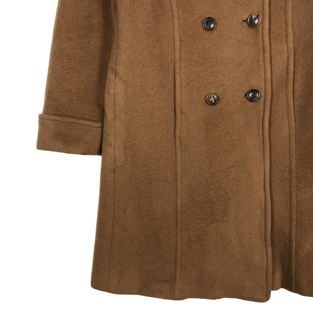 Japanese Brand 🔥VINTAGE WOOL LONG JACKET SHIPS JAPAN DOUBLE BREASTS Size M / US 6-8 / IT 42-44 - 4 Thumbnail