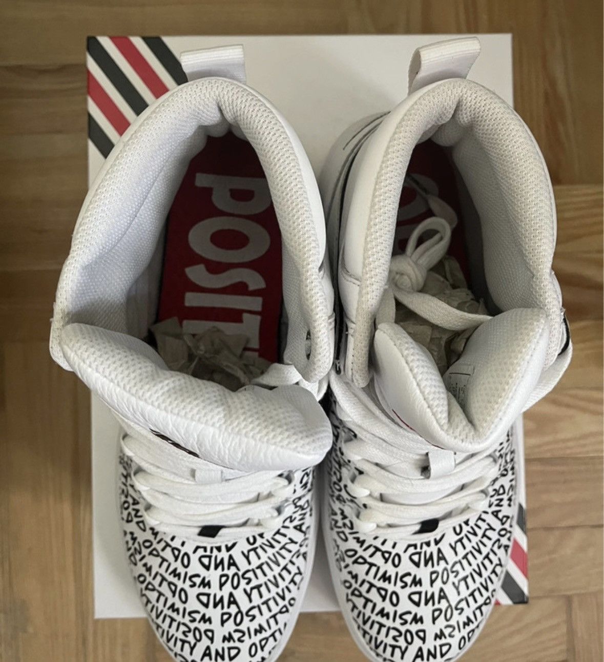 K-Swiss K-Swiss x Garyvee White Hi-Top Sneakers Size US 10 / EU 43 - 3 Thumbnail