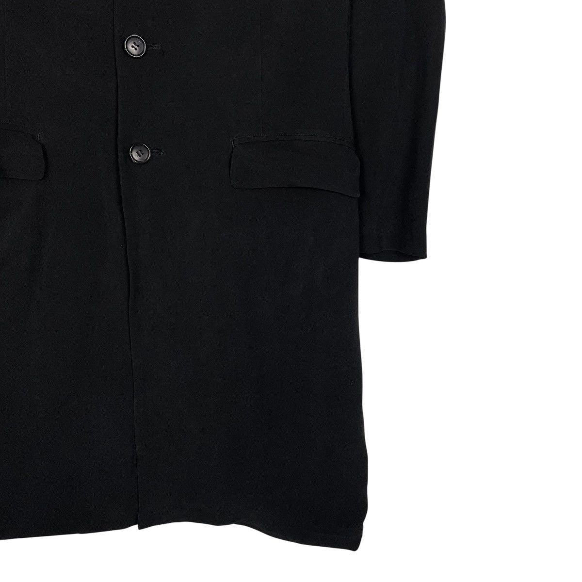 Yohji Yamamoto Yohji Yamamoto Signature Cupro Coat Size US M / EU 48-50 / 2 - 4 Thumbnail