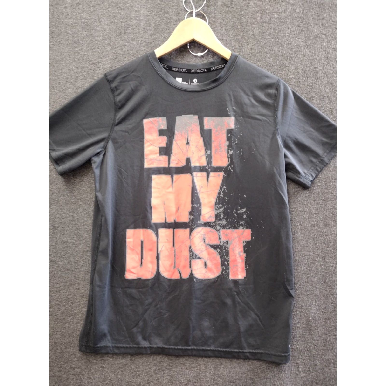 Vintage Xersion Women's Eat My Dust Graphic T-Shirt Black XL Mens? No—Women Size XL / US 12-14 / IT 48-50 - 2 Thumbnail