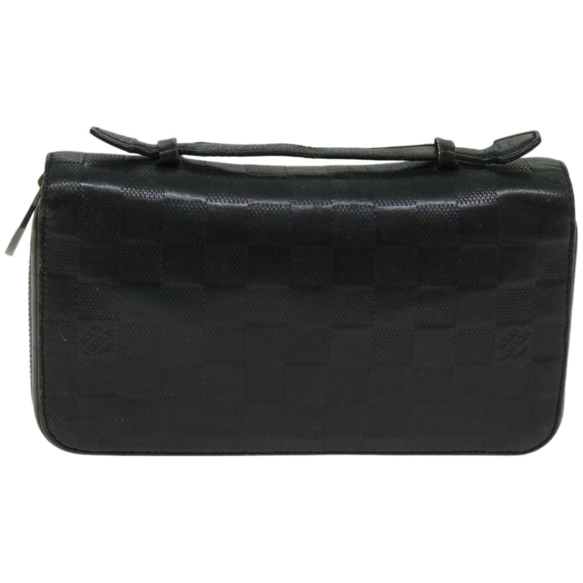 Zippy Xl Black Leather Wallet (Pre-Owned)