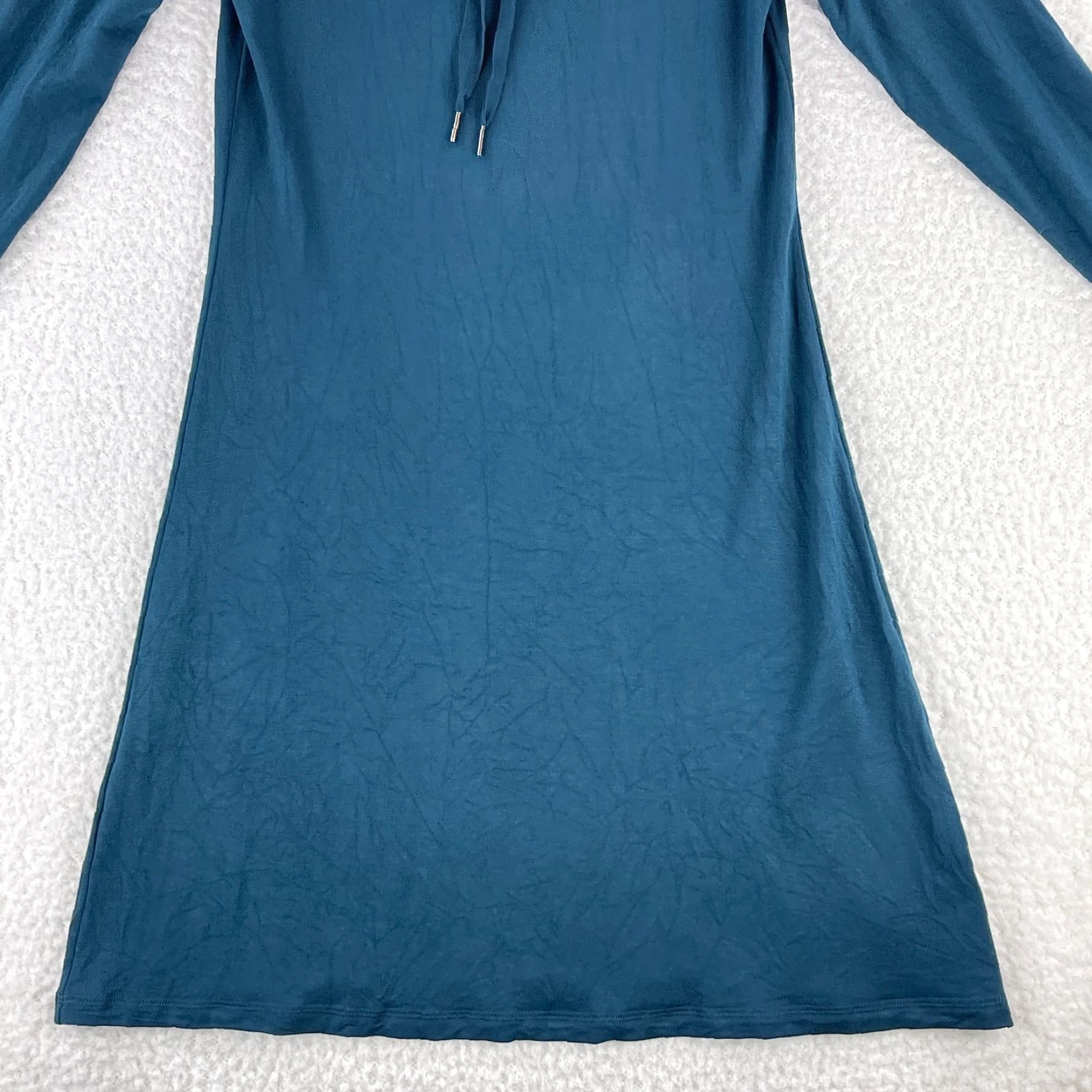 Talbots T by Talbots Dress Womens PM Green Cowl Neck Long Sleeve Pullover Stretch Size M / US 6-8 / IT 42-44 - 6 Thumbnail