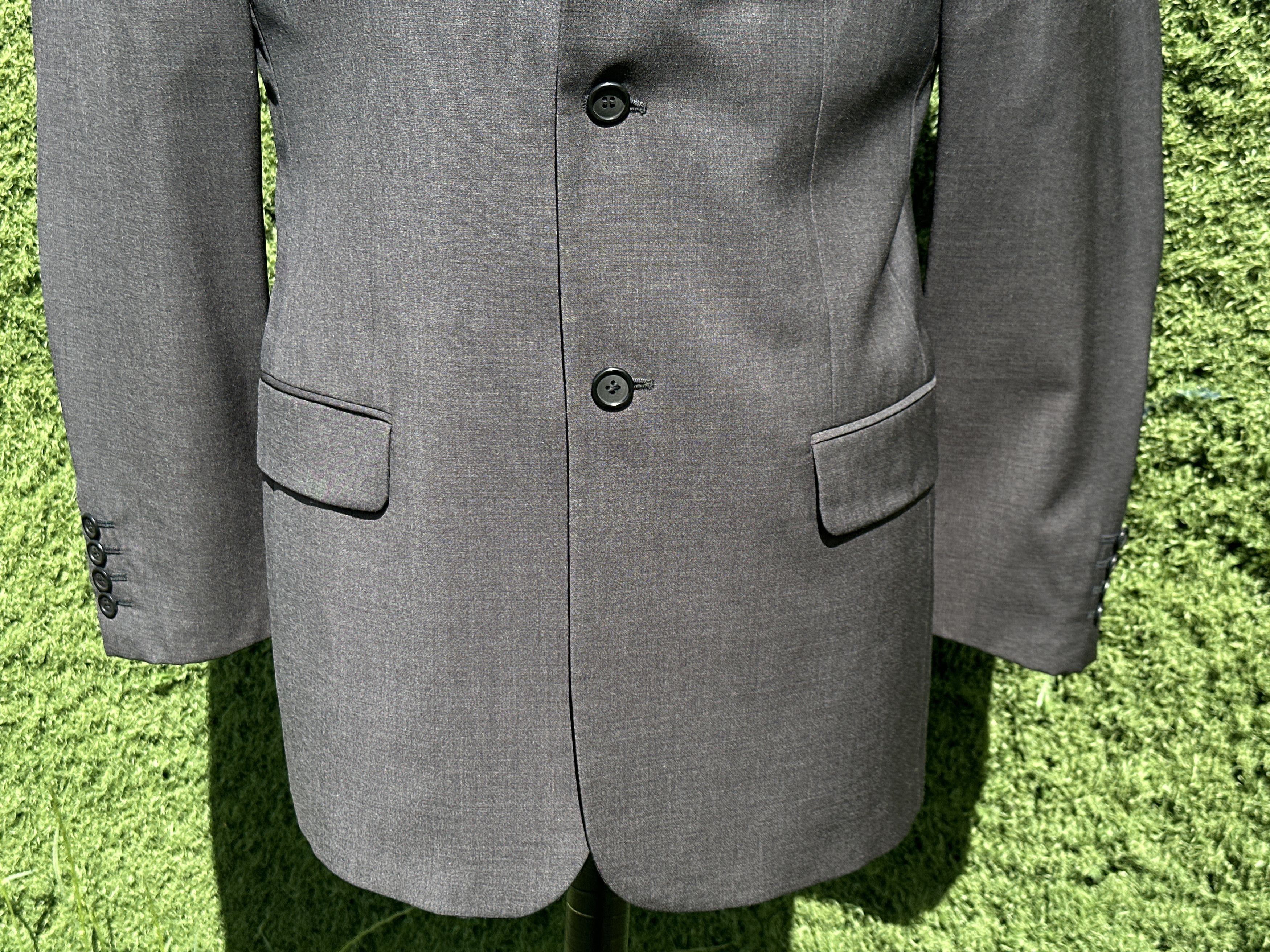 Valentino Valentino Roma Virgin Wool Three Button Tailored Blazer 48R Size 48R - 8 Thumbnail