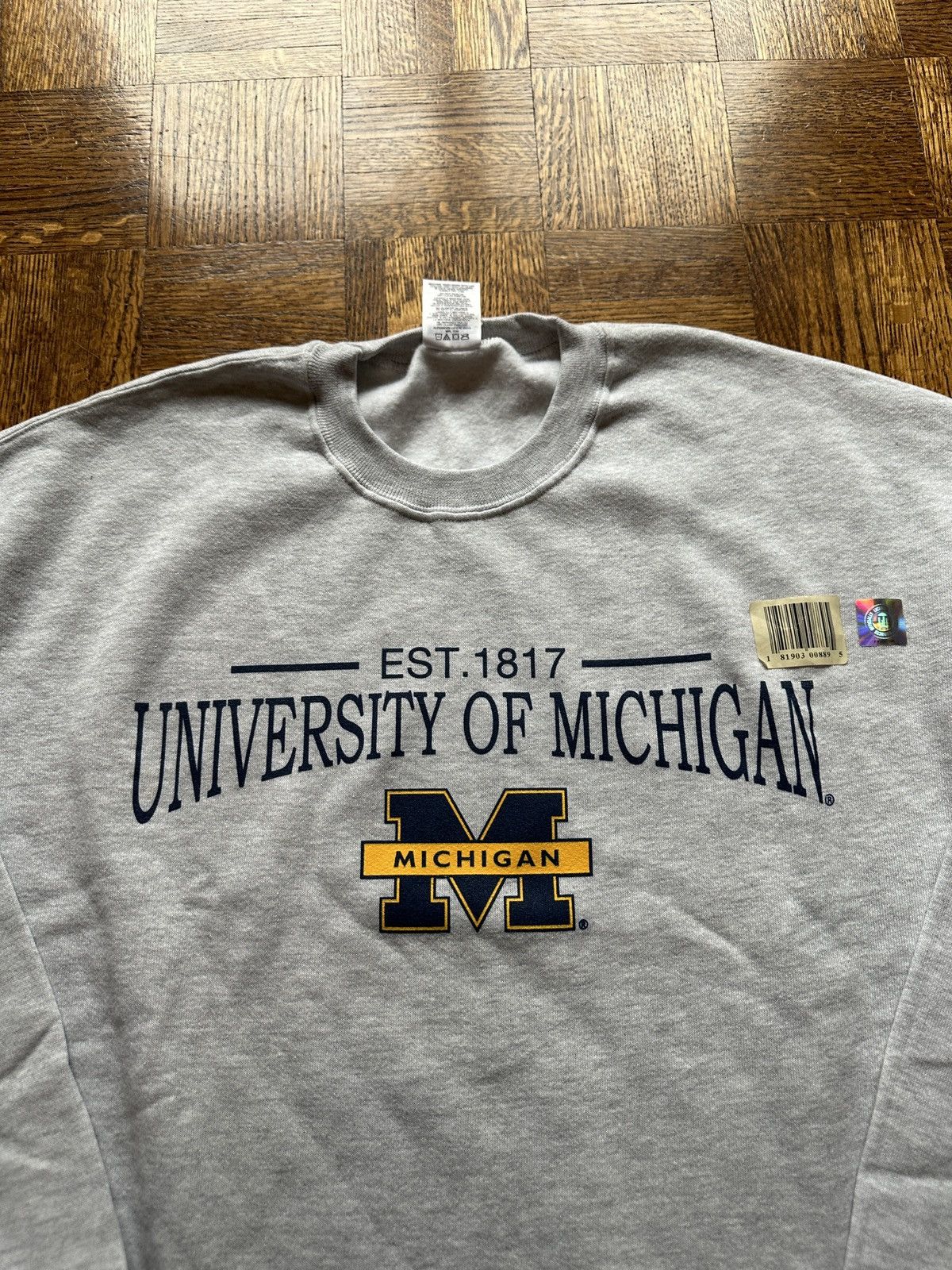 Vintage Vintage University of Michigan Graphic Crewneck Sweatshirt Size US XL / EU 56 / 4 - 2 Thumbnail